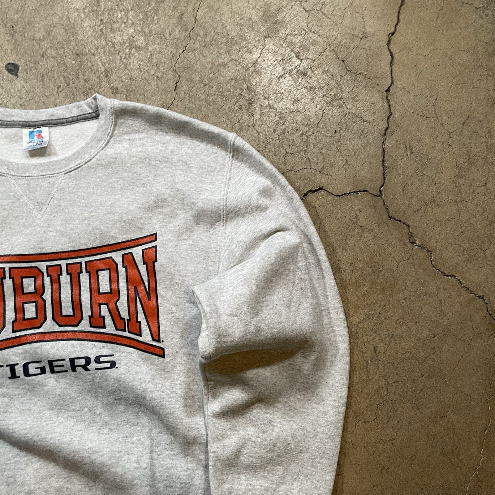Auburn University Russell Sweatshirt Mens L Storm Lounge Sportswear Y2K