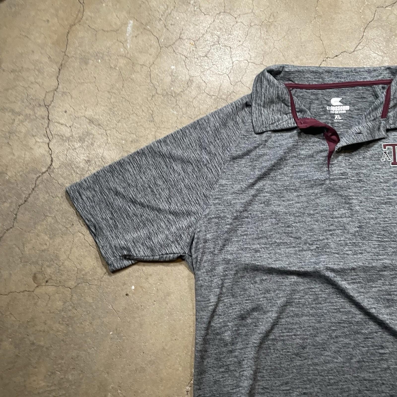 Colosseum Own The Stands Polo Texas A&M Short Sleeve