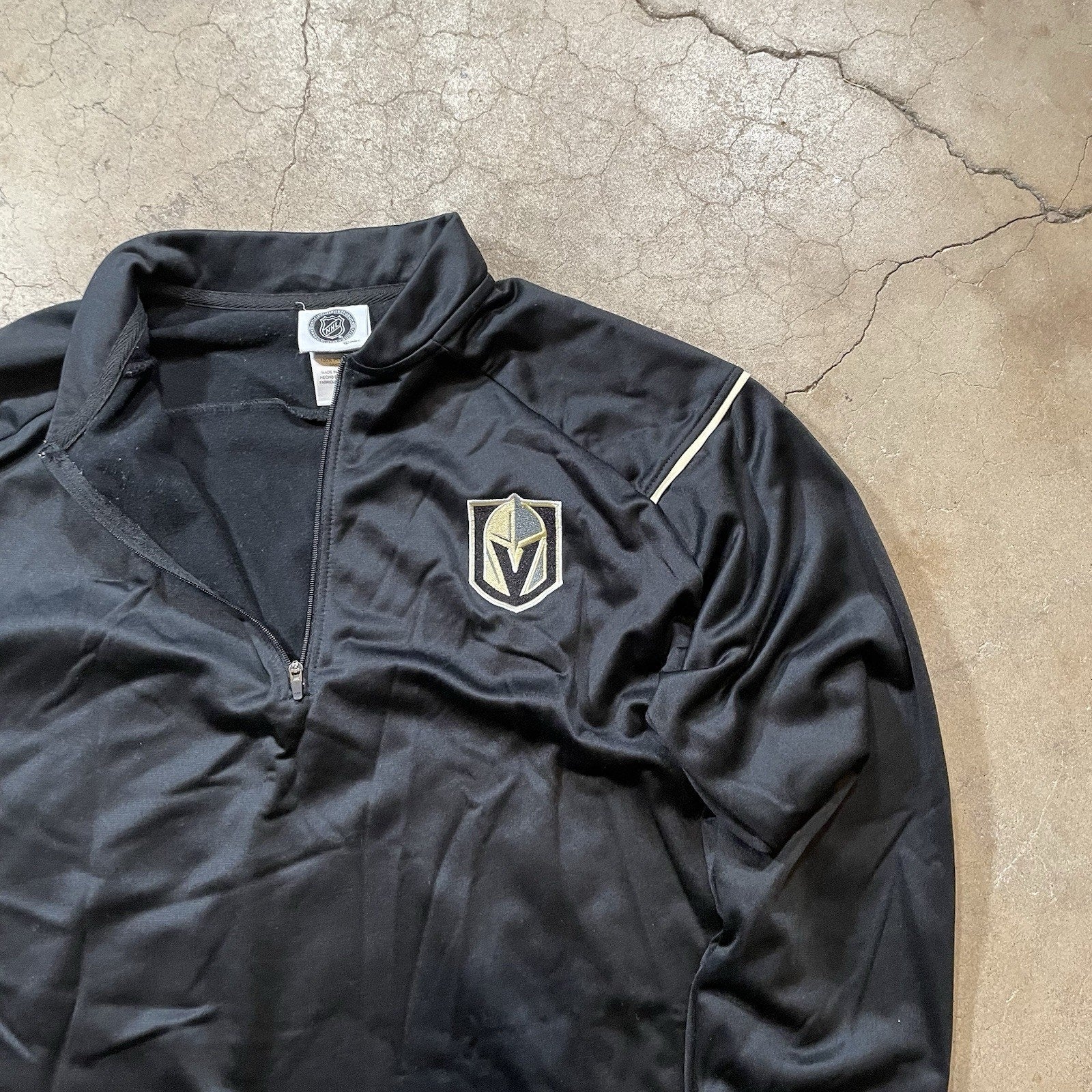Las Vegas Golden Knights OFFICIAL NHL 1/4 Zip Light Sz M