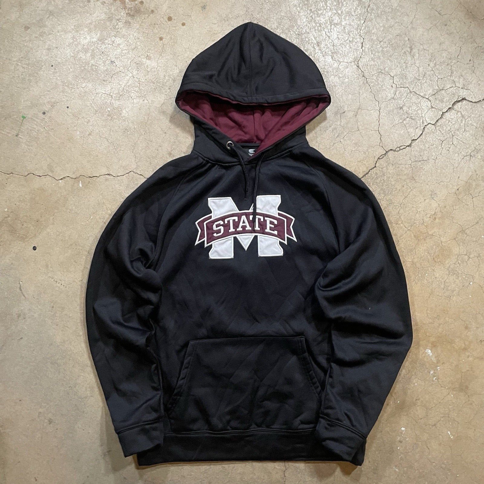 Mississippi State Bulldogs Gray Colosseum Hoodie Pullover Size Adult L