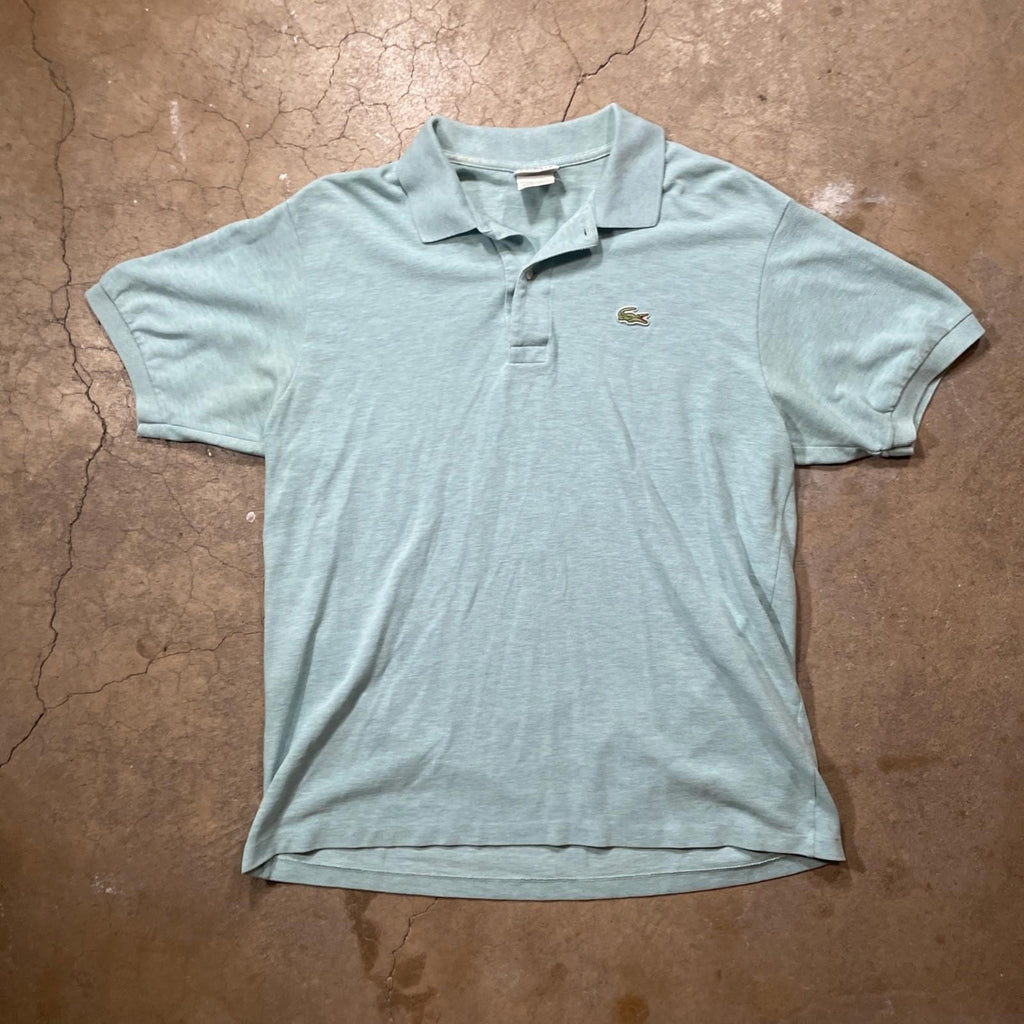 Lacoste Polo Shirt Mens L Blue Tennis Sports Golf Rugby
