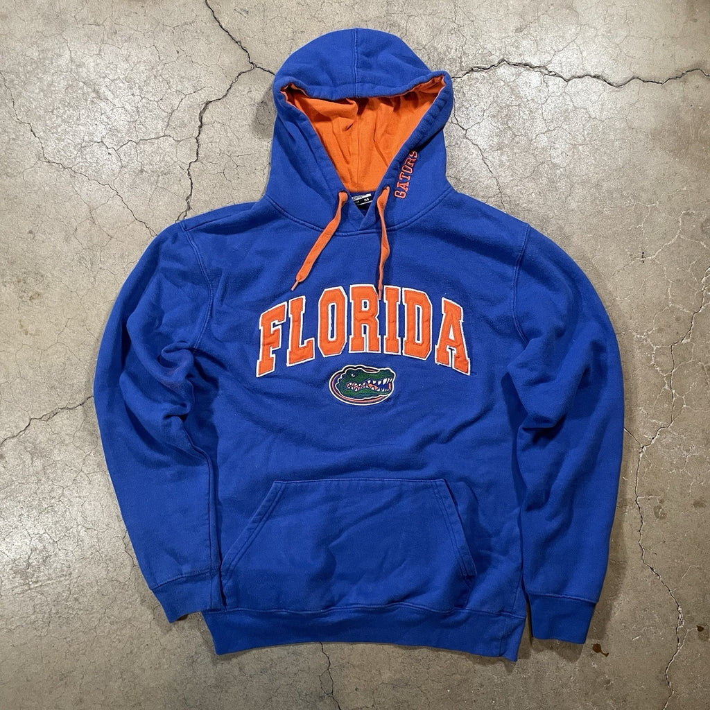 Florida Gators Stadium Athletics Hoodie Sweatshirt Mens Medium Blue Logo Y2K