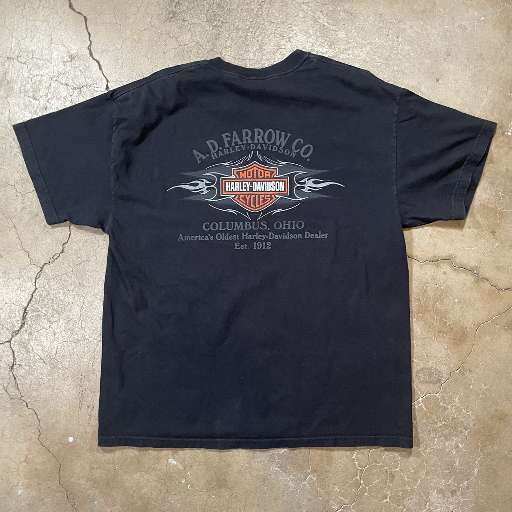 Y2K 2005 Harley Davidson Dice Double Sided Shirt Men’s Size XL