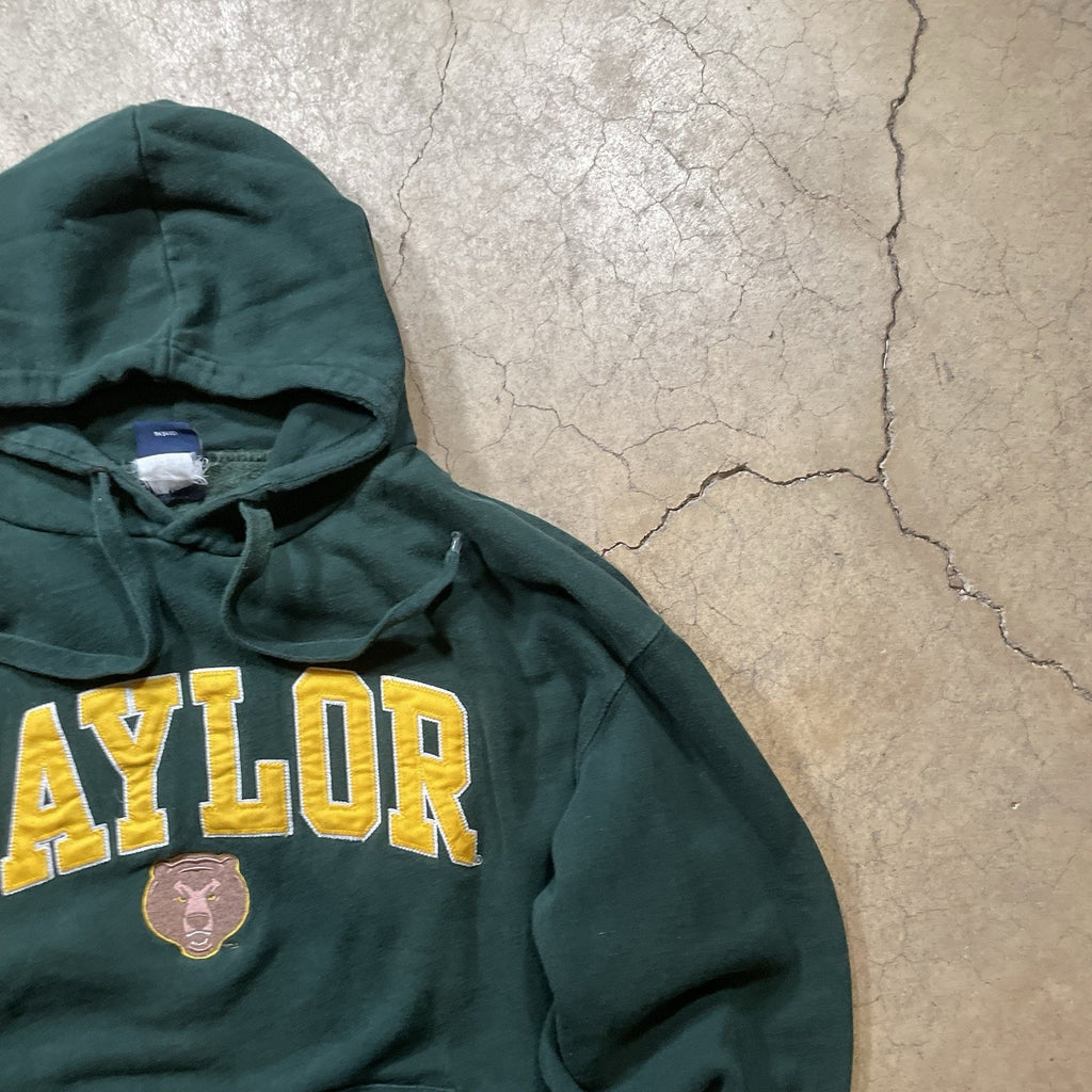 Baylor Football Green Pullover Hoodie Size M