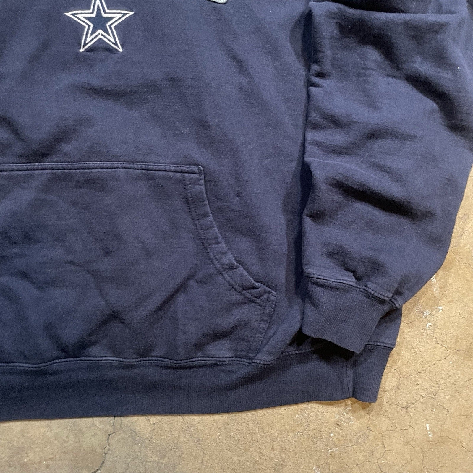 Dallas Cowboys NFL Team Apparel Pullover Hoodie Large Embroidered 2XL