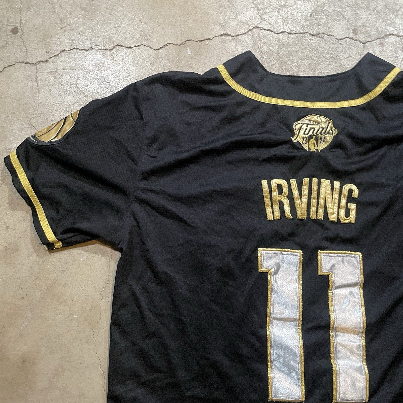 Finals Nike Dallas Mavericks Kyrie Irving Baseball Jersey Men's XXL NBA