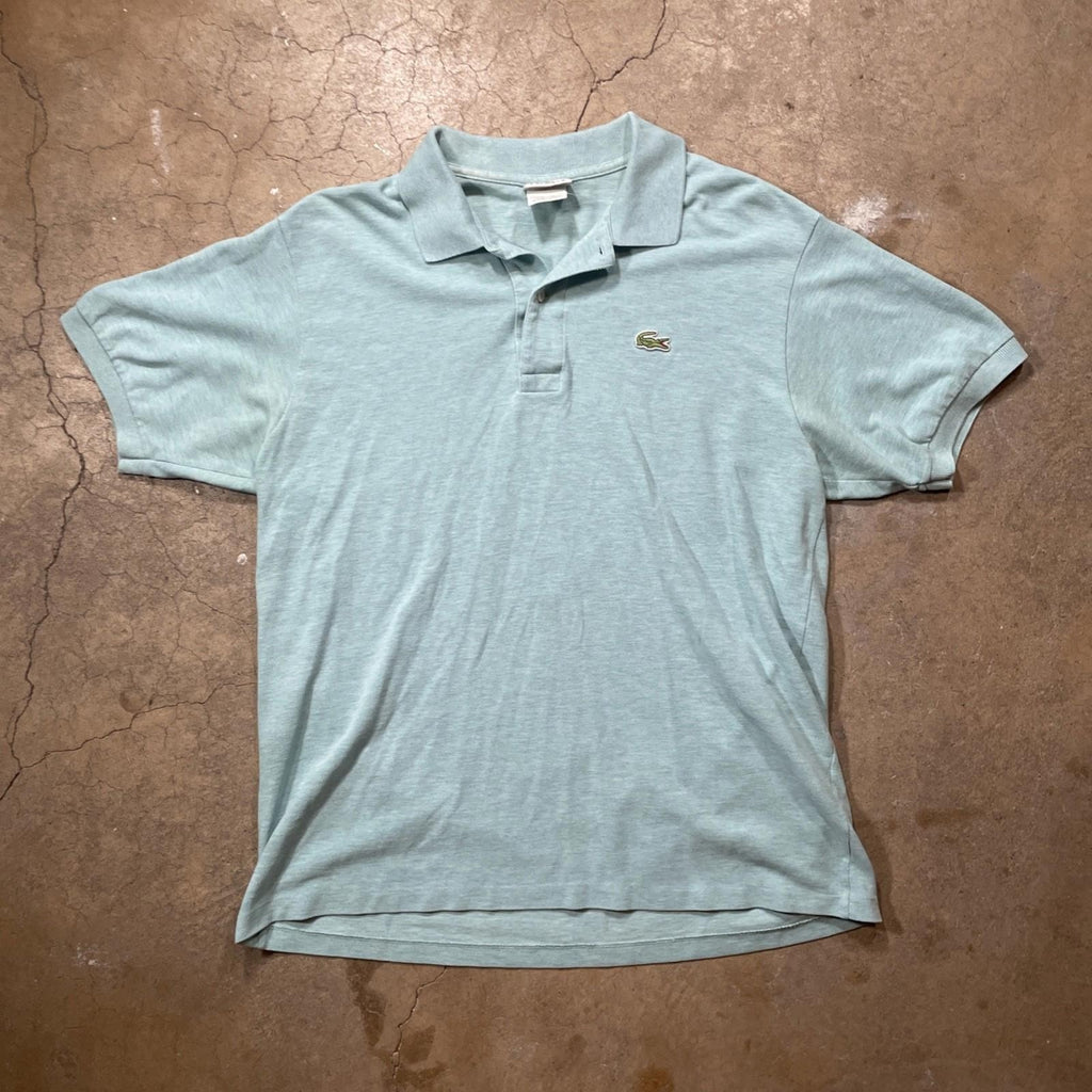 Lacoste Polo Shirt Mens L Blue Tennis Sports Golf Rugby