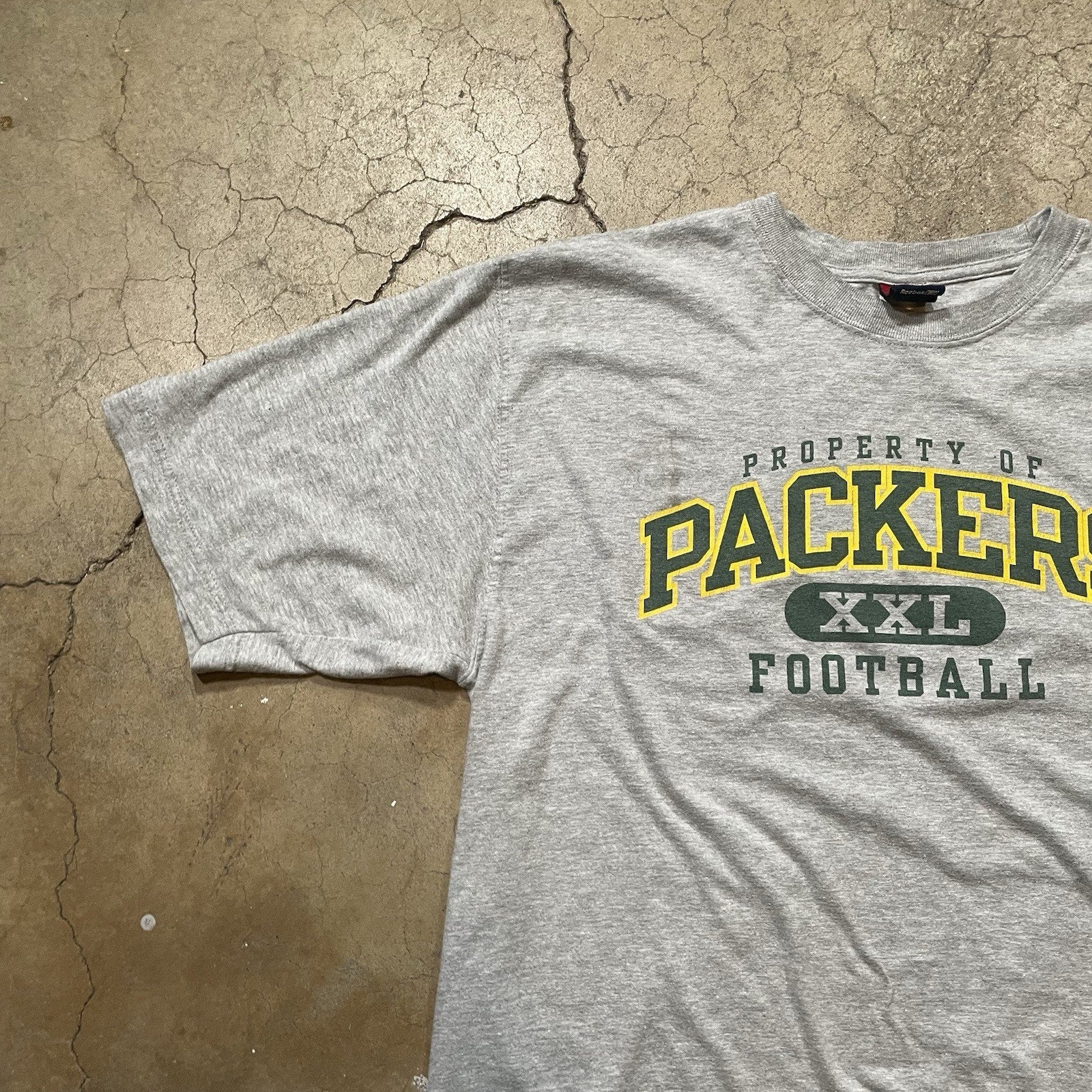 Vintage Green Bay Packers T-Shirt NFL Gridiron Reebok L