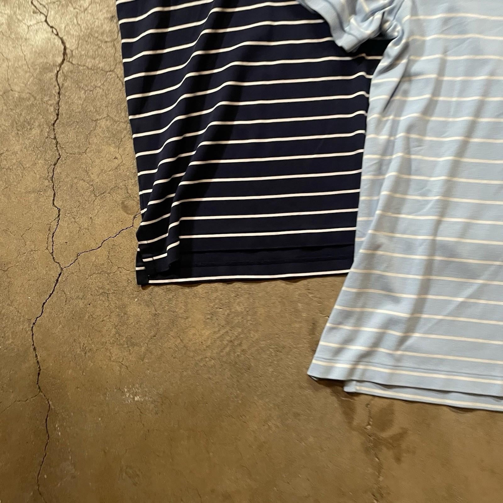 X2 Polo Ralph Lauren Pony Short Polo Shirt Men's Large DUO