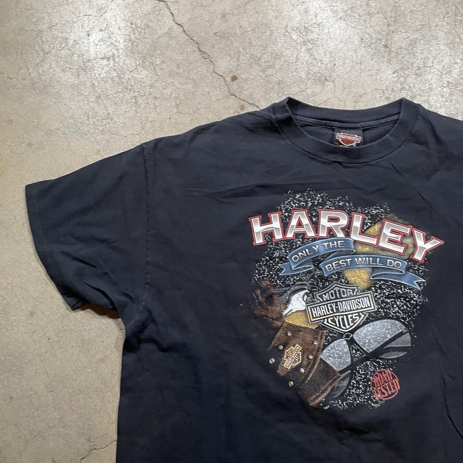 Harley Davidson T-Shirt 2XL Biker 2 Sided