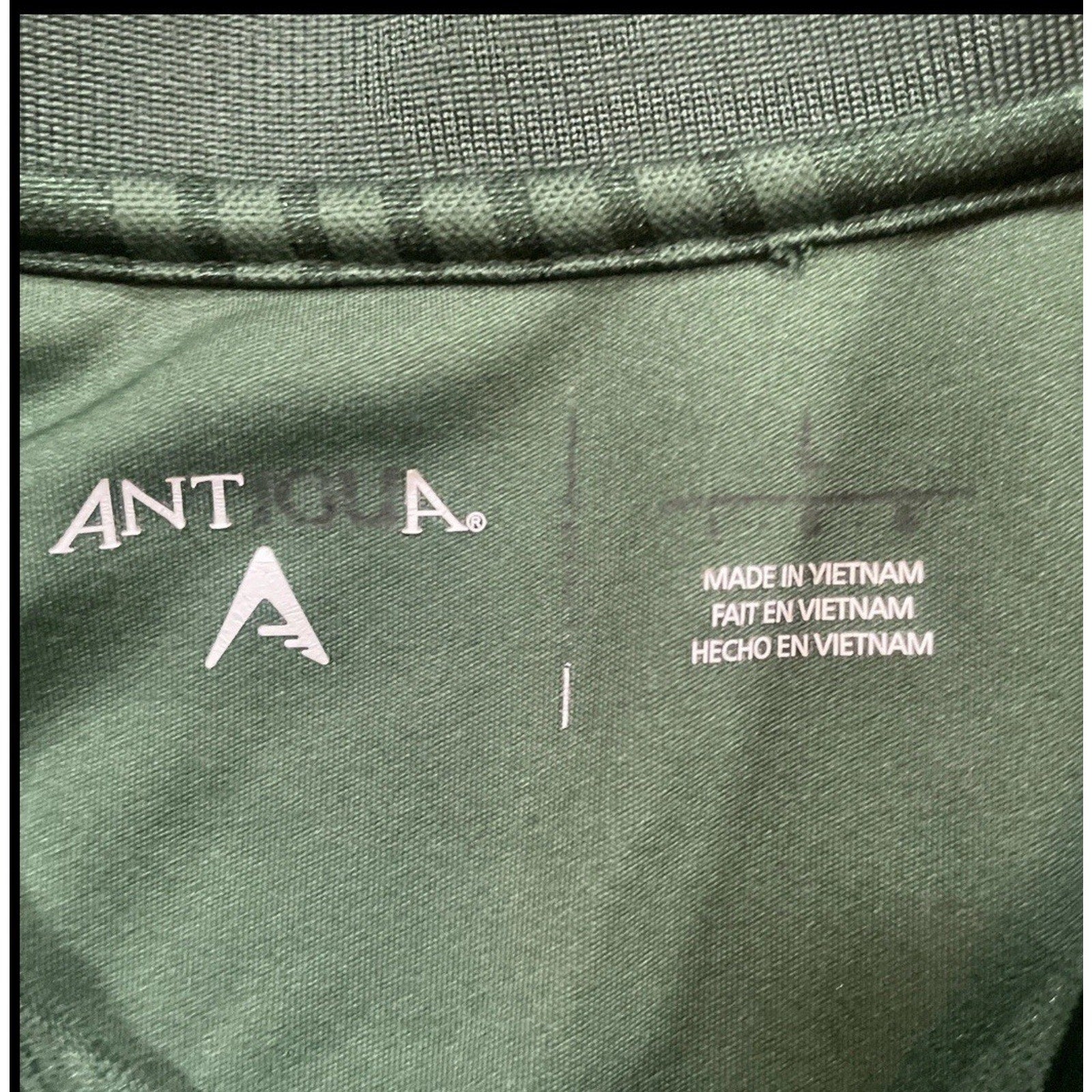 DUO Colorado State Rams Polo Shirt Adult Large NCAA Green Short Sleeve