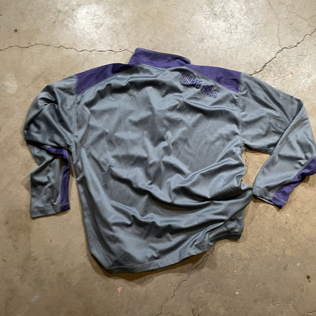 Nike TCU Horned Frogs Full Zip Up Mesh Lined GREY Jacket Adult Size XXL