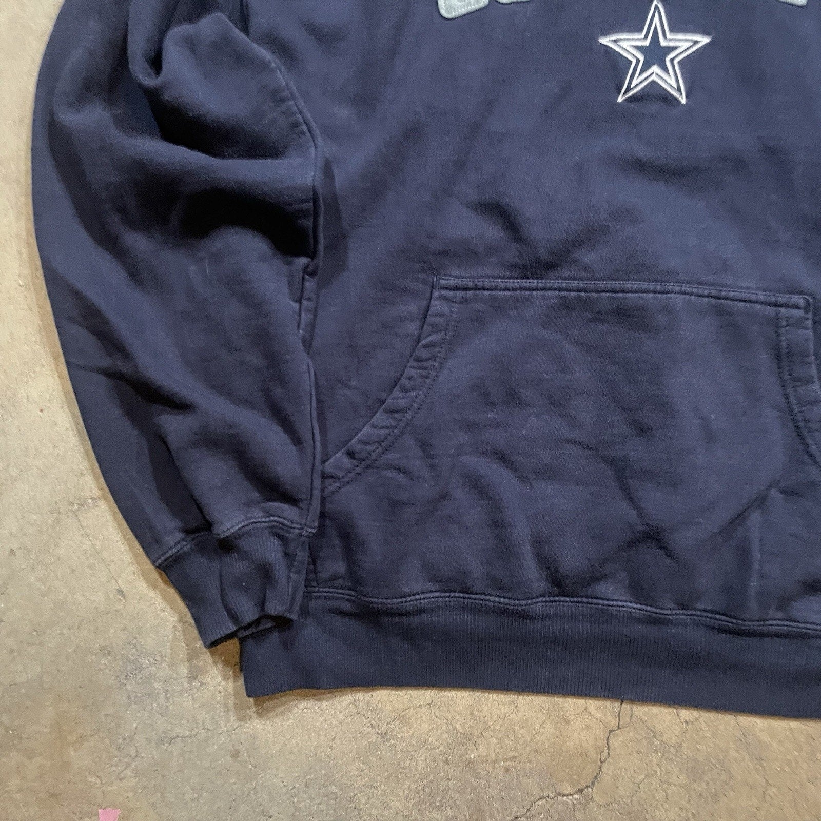 Dallas Cowboys NFL Team Apparel Pullover Hoodie Large Embroidered 2XL