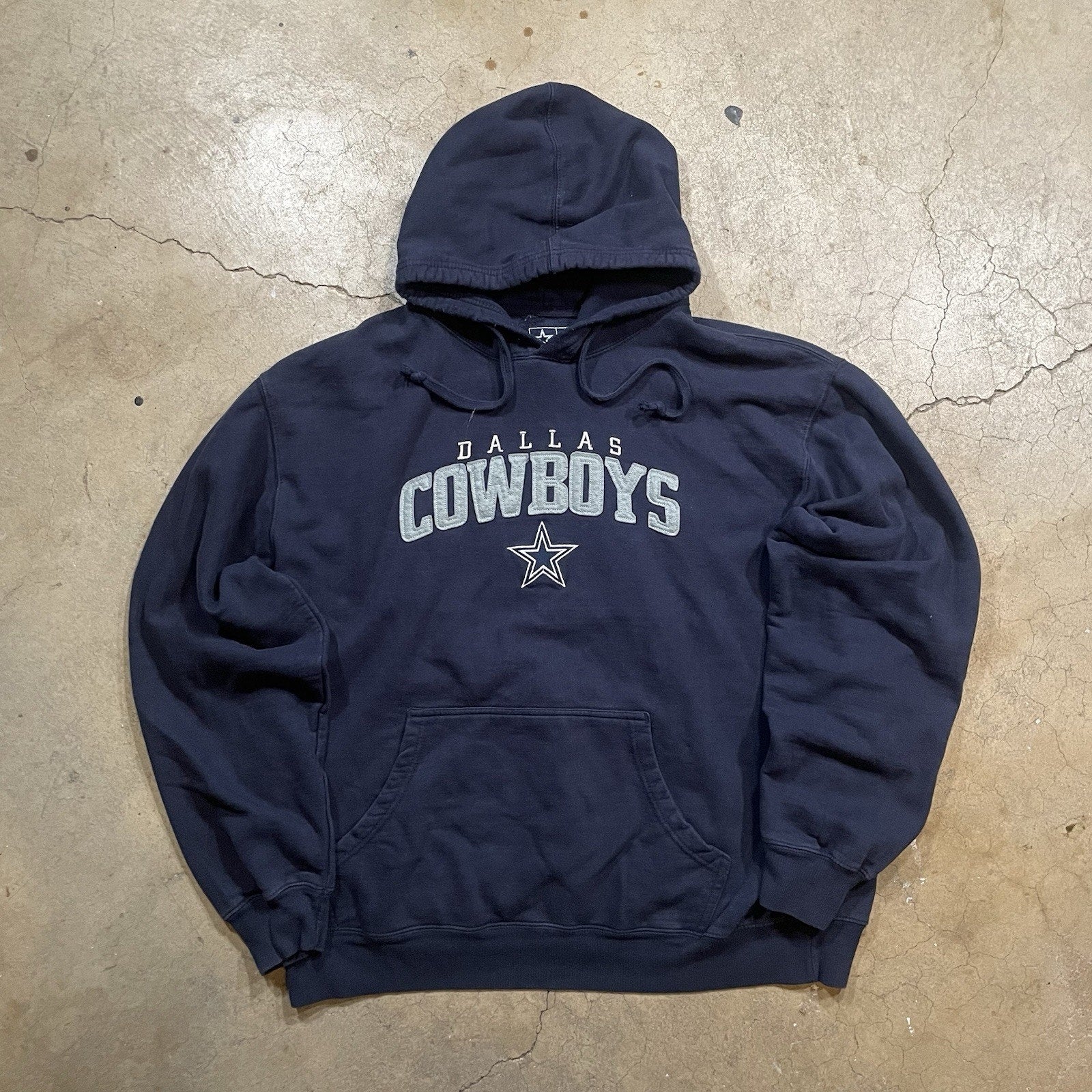 Dallas Cowboys NFL Team Apparel Pullover Hoodie Large Embroidered 2XL