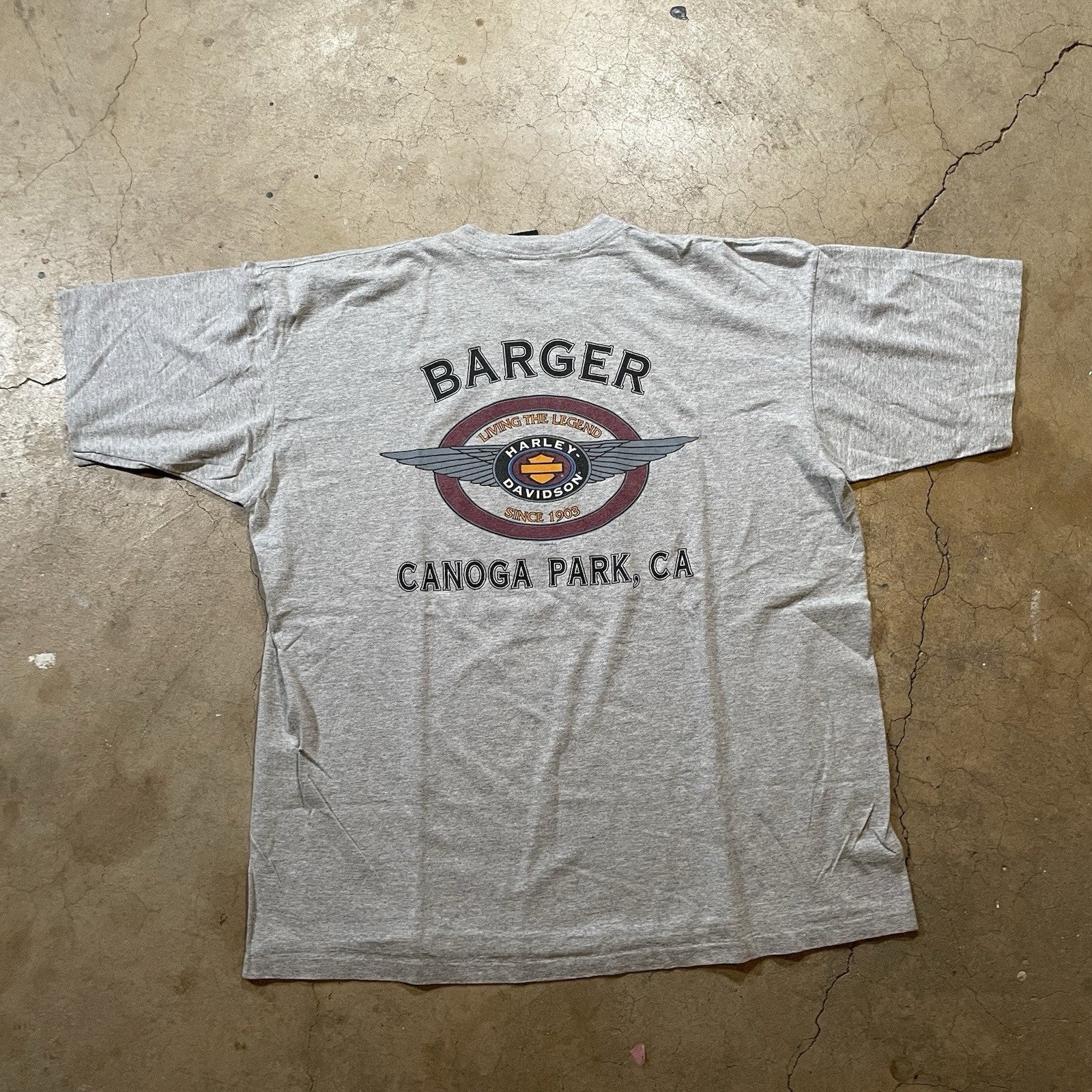 Vintage Harley Davidson Motorcycles T Shirt Size 2XL Ohio