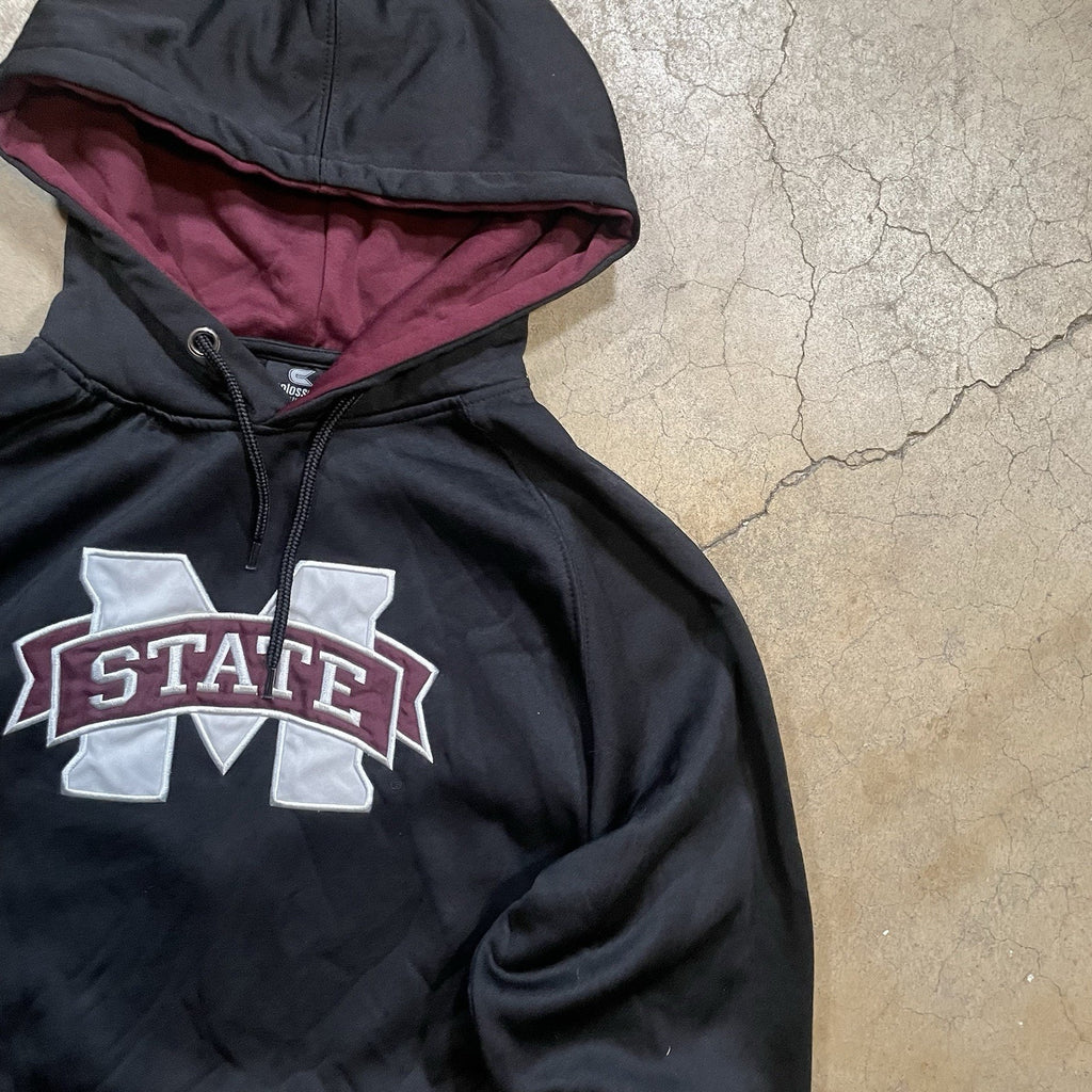 Mississippi State Bulldogs Gray Colosseum Hoodie Pullover Size Adult L