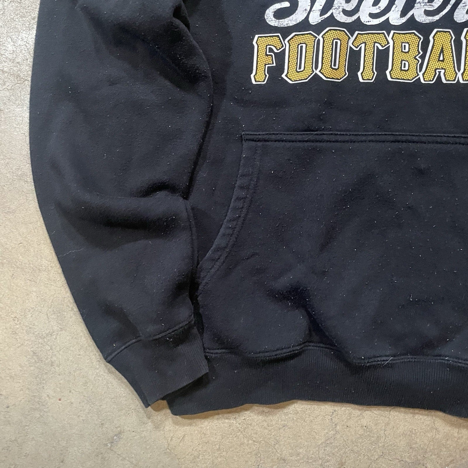 New Pittsburgh Steelers Football Womens Size XL XLarge Black Hoodie