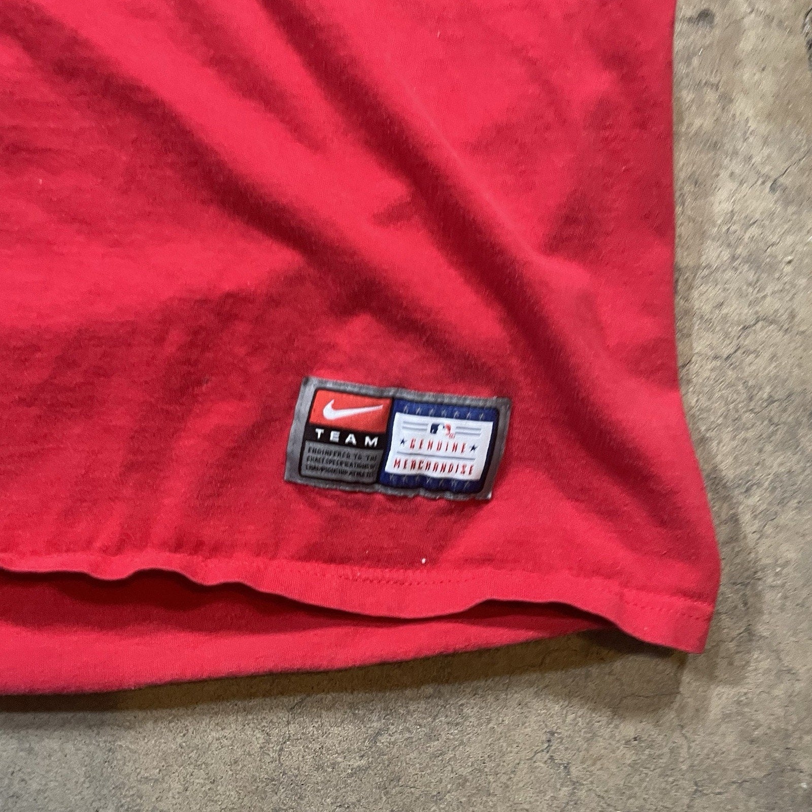 Nike Texas Rangers Baseball - Red T-Shirt - Men's 2XL - Casual, Graphics -