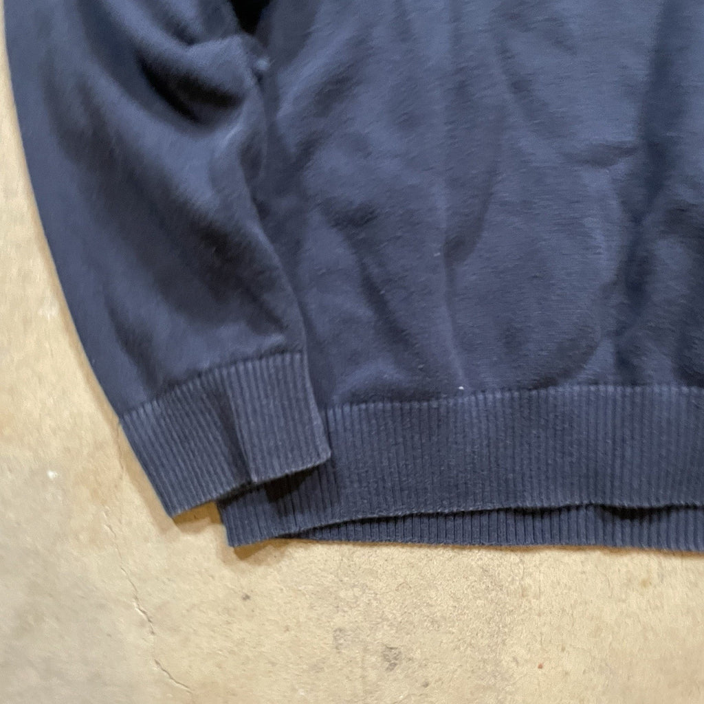 mens nautica quarter zip pullover Blue White Red L