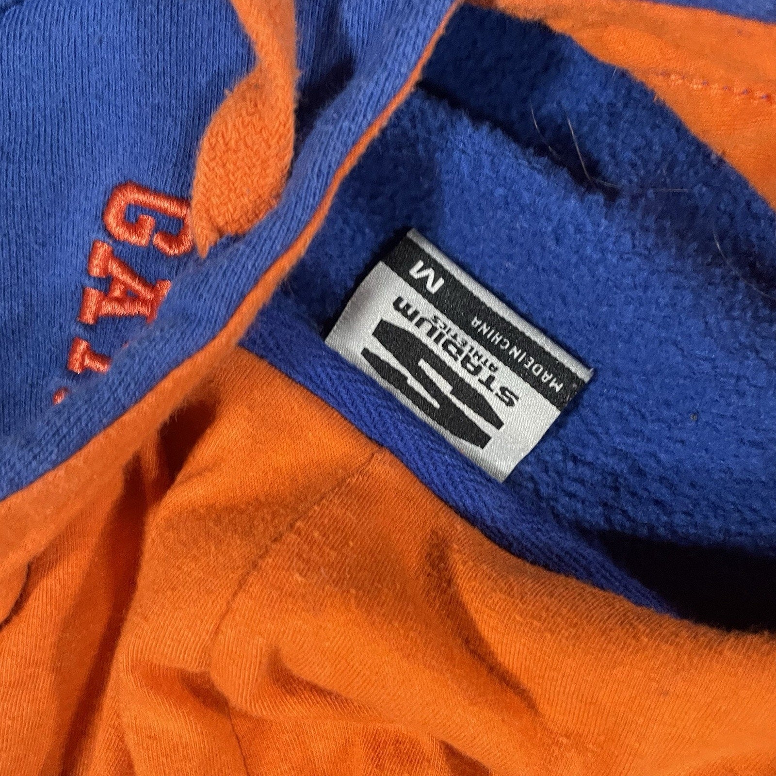 Florida Gators Stadium Athletics Hoodie Sweatshirt Mens Medium Blue Logo Y2K