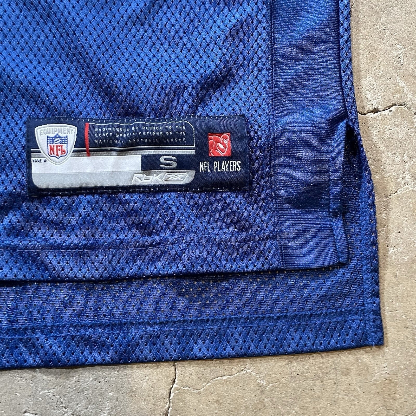 Reebok On Field Peyton Manning NFL Jersey Mens S Blue Indianapolis Colts