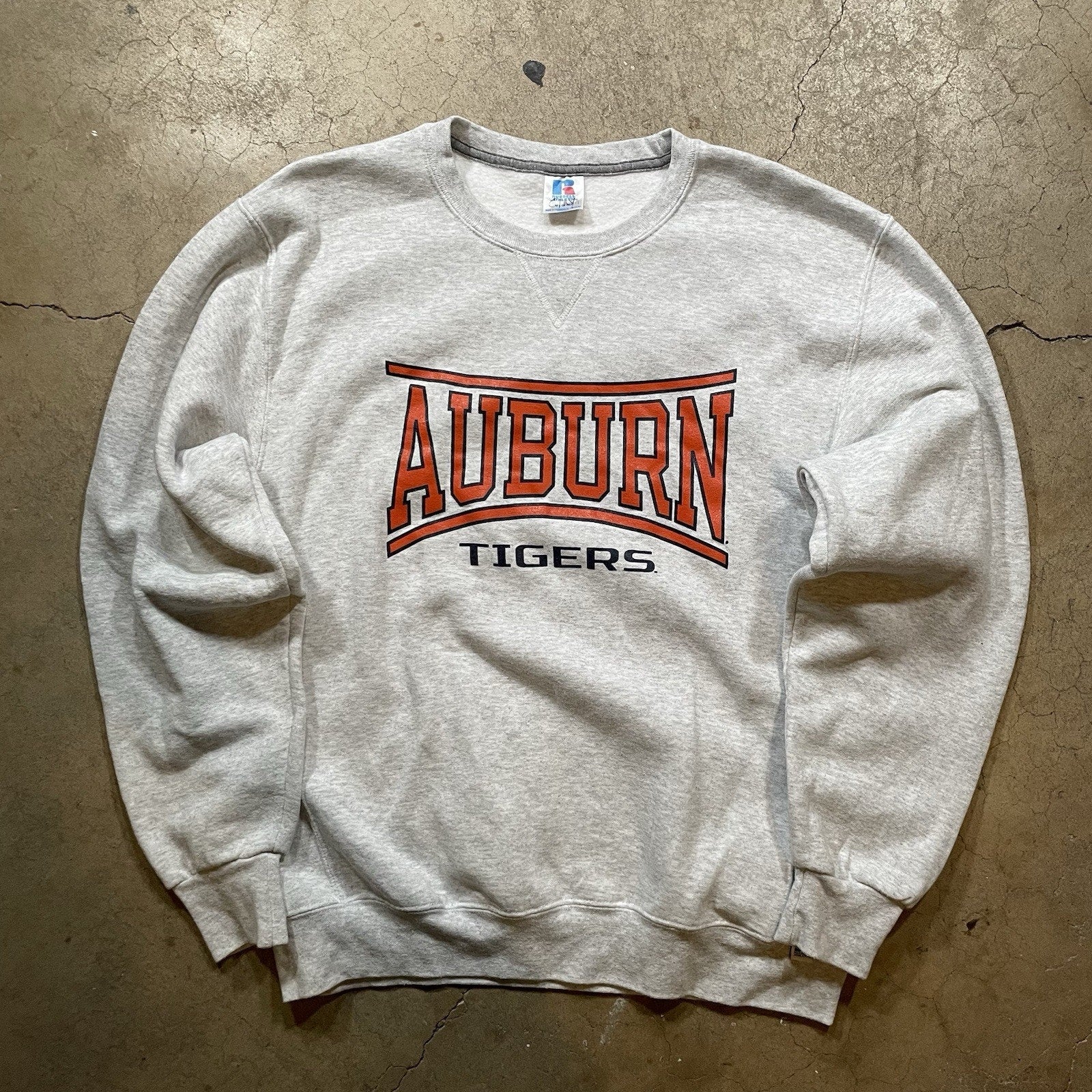 Auburn University Russell Sweatshirt Mens L Storm Lounge Sportswear Y2K