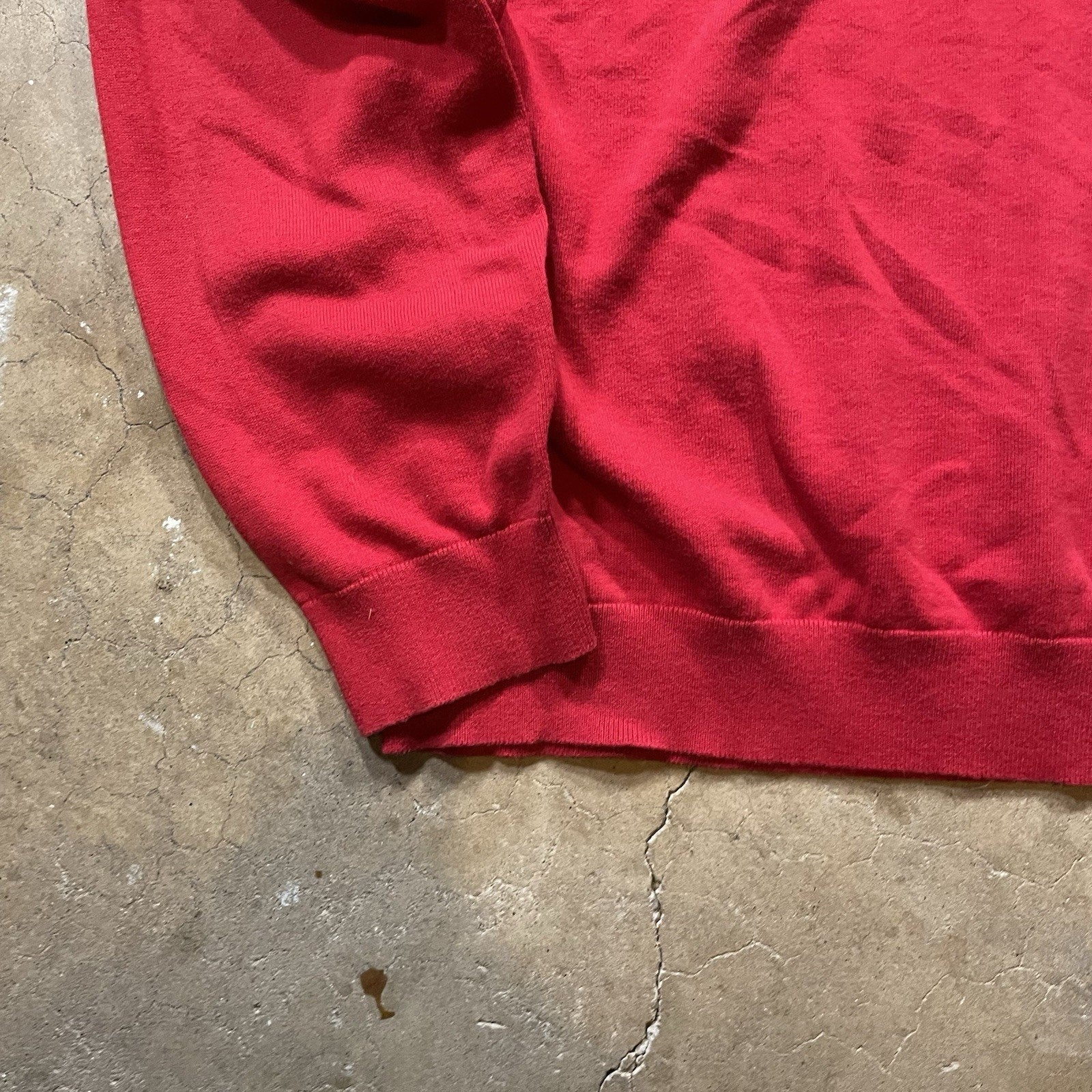 Nautica Quarter Zip Knit Sweater Men's Long Sleeve Red XXL