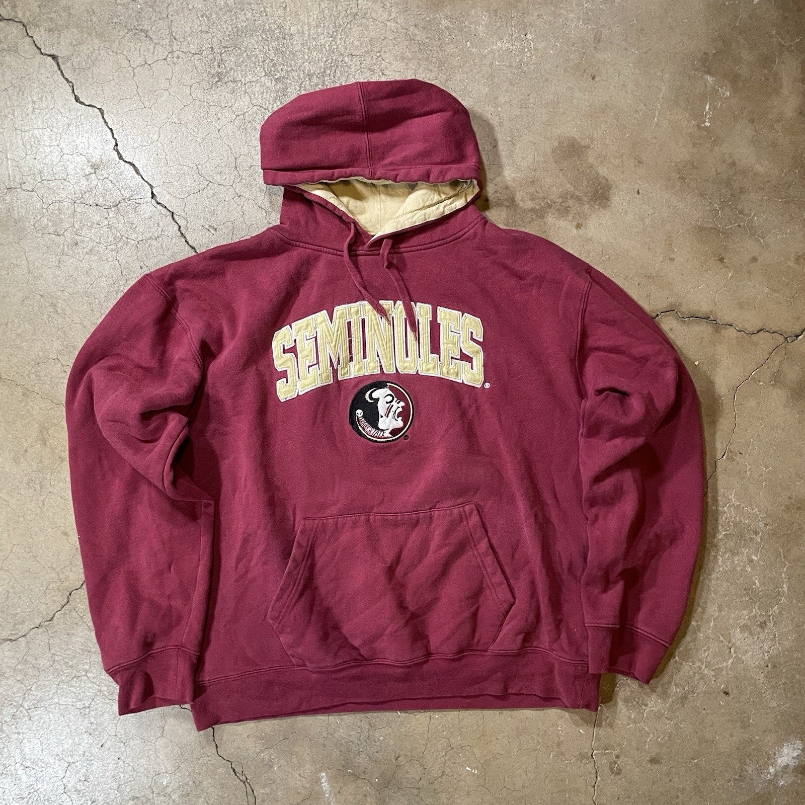 FLORIDA STATE SEMINOLES HOODIE X-LARGE L MENS SWEATSHIRT PULLOVER FSU STADIUM