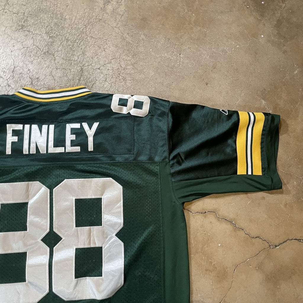 Jermichael Finley #88 GREEN BAY PACKERS Mens Sz 50 NFL Sewn On-Field Reebok Jrsy