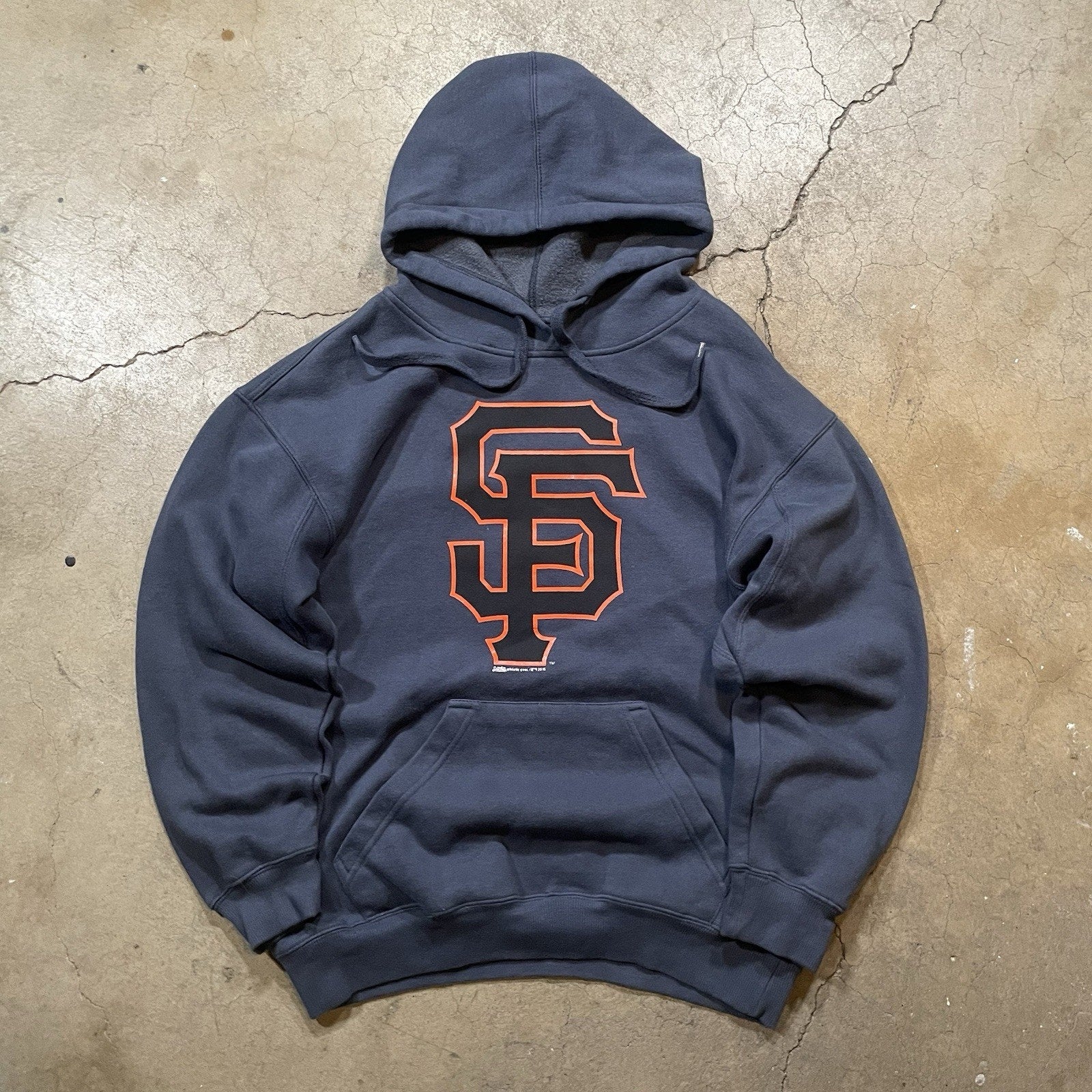 San Francisco Giants 2015 Stitches Pullover Men's Hoodie Grey Large