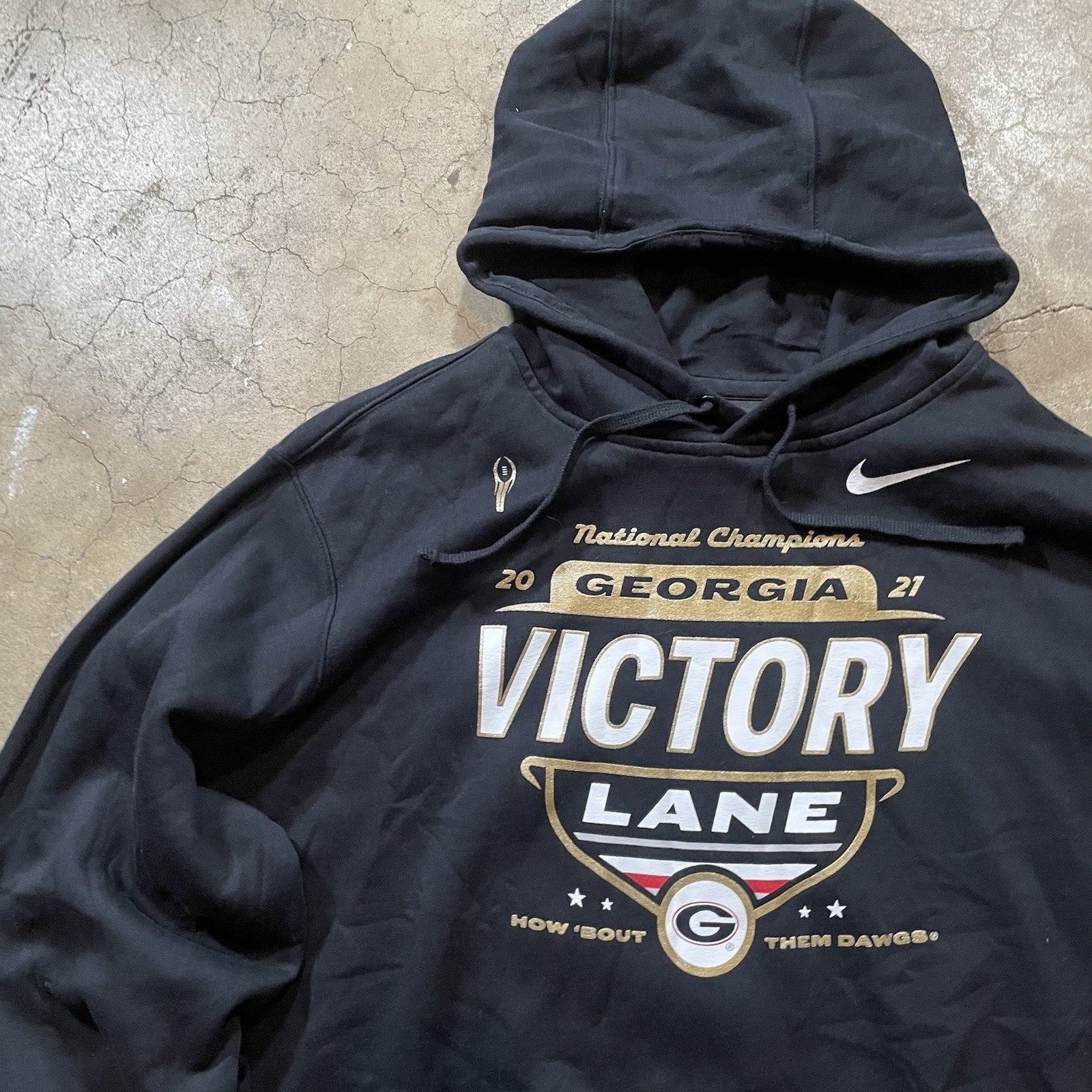 Georgia Bulldogs Hoodie Mens XXL NCAA Football 2021 Champion