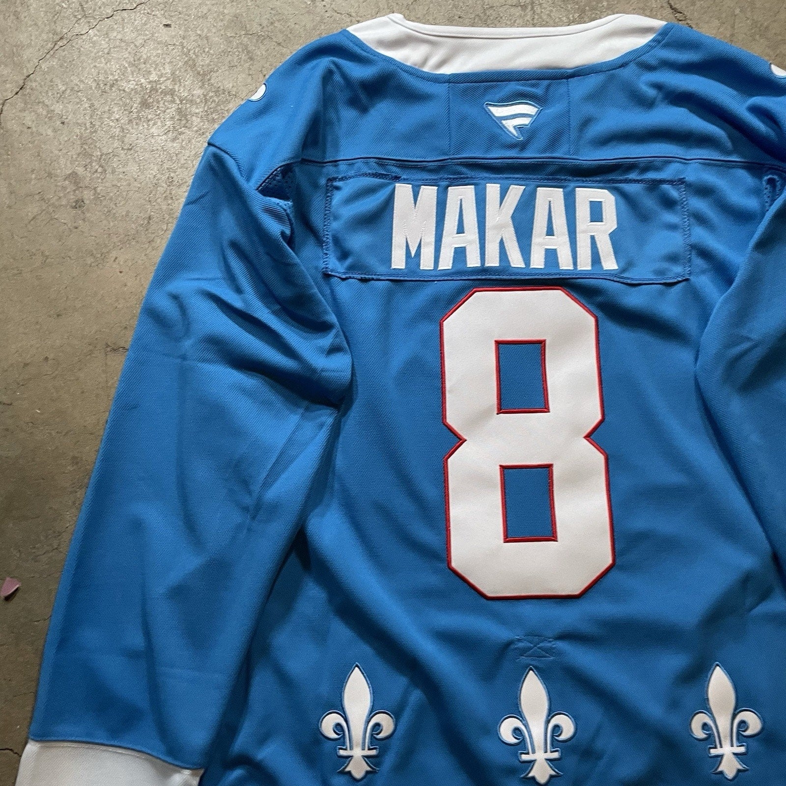 Cale Makar Colorado Avalanche Blue Retro Jersey Mens Size Medium 52