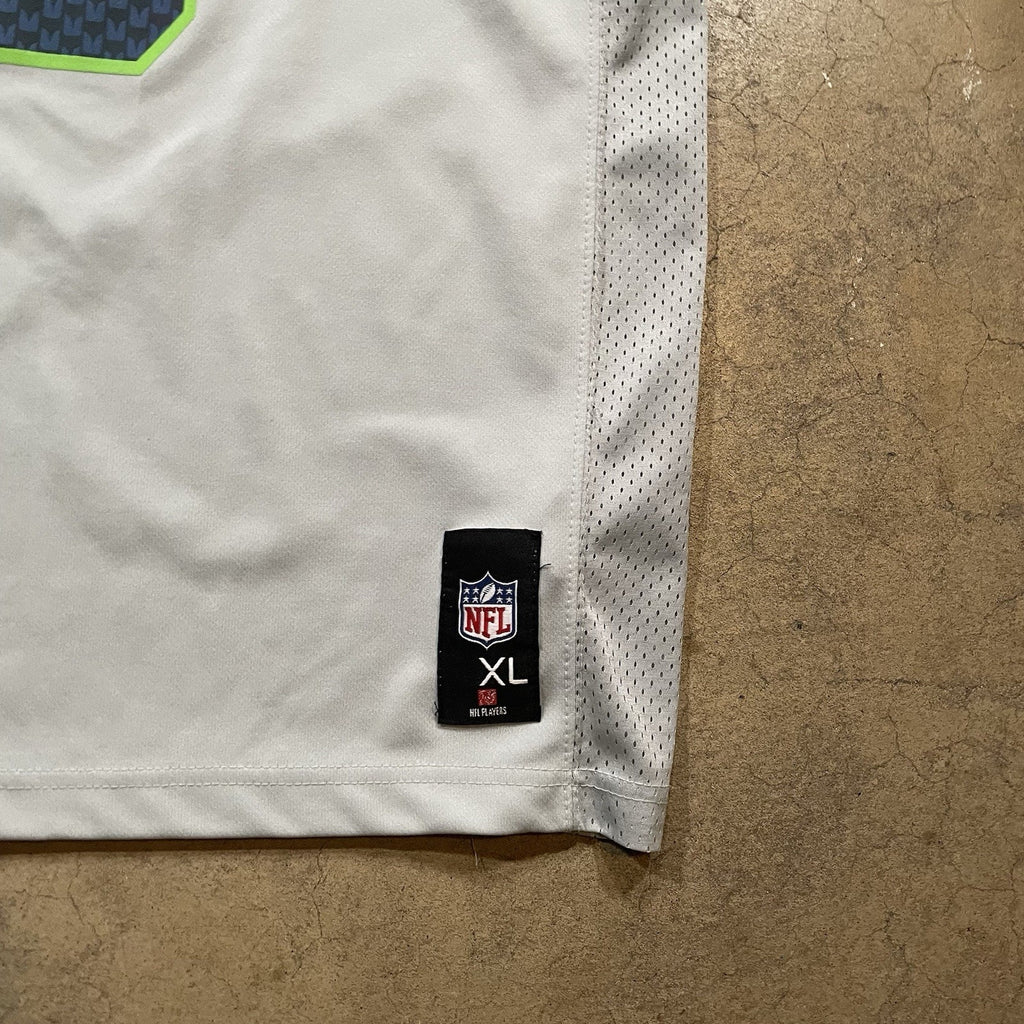 Nike Mens Grey Seattle Seahawks Russell Wilson #3 Football-NFL Jersey Youth XL