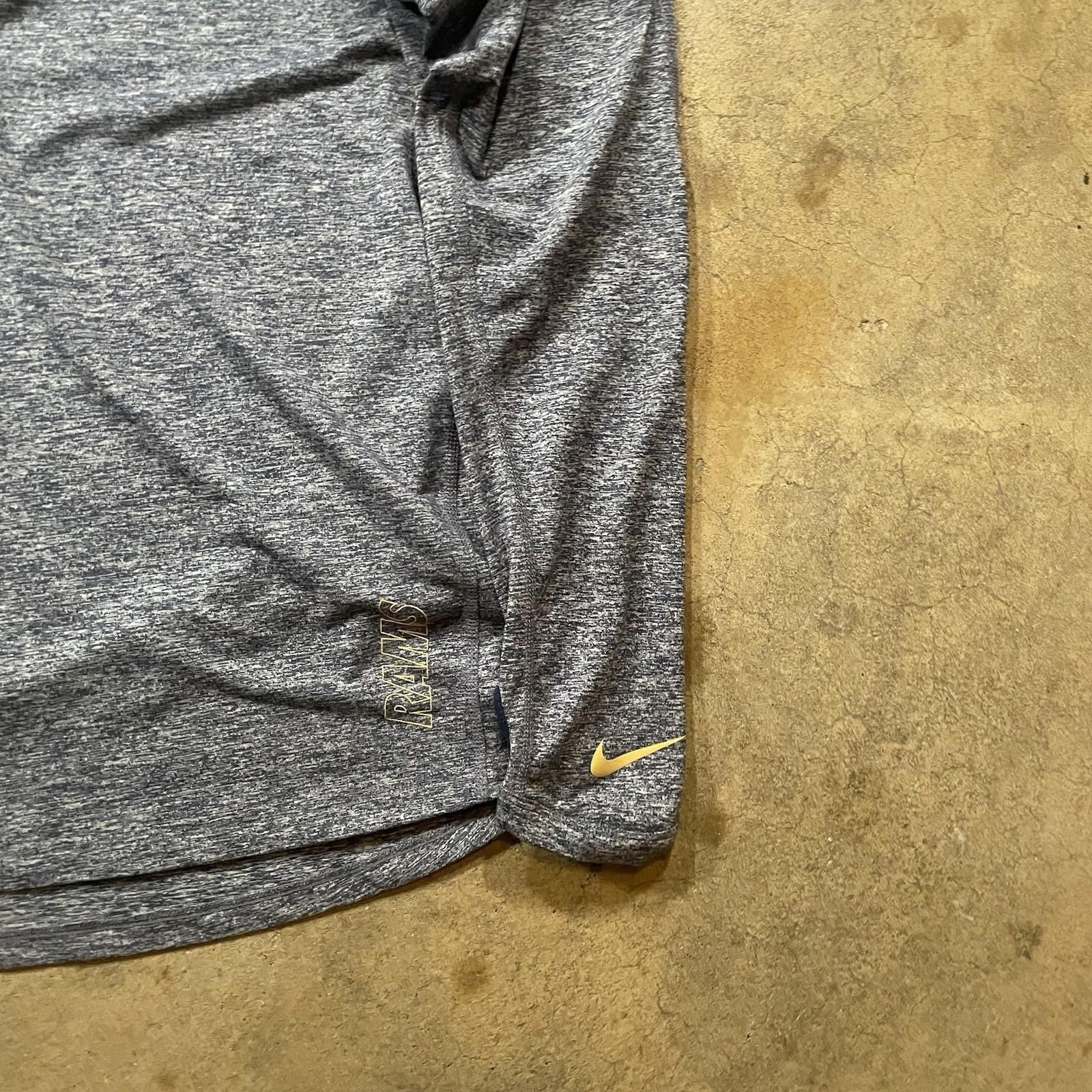 LOS ANGELES RAMS Football NIKE Dri Fit Pullover Fleece - L