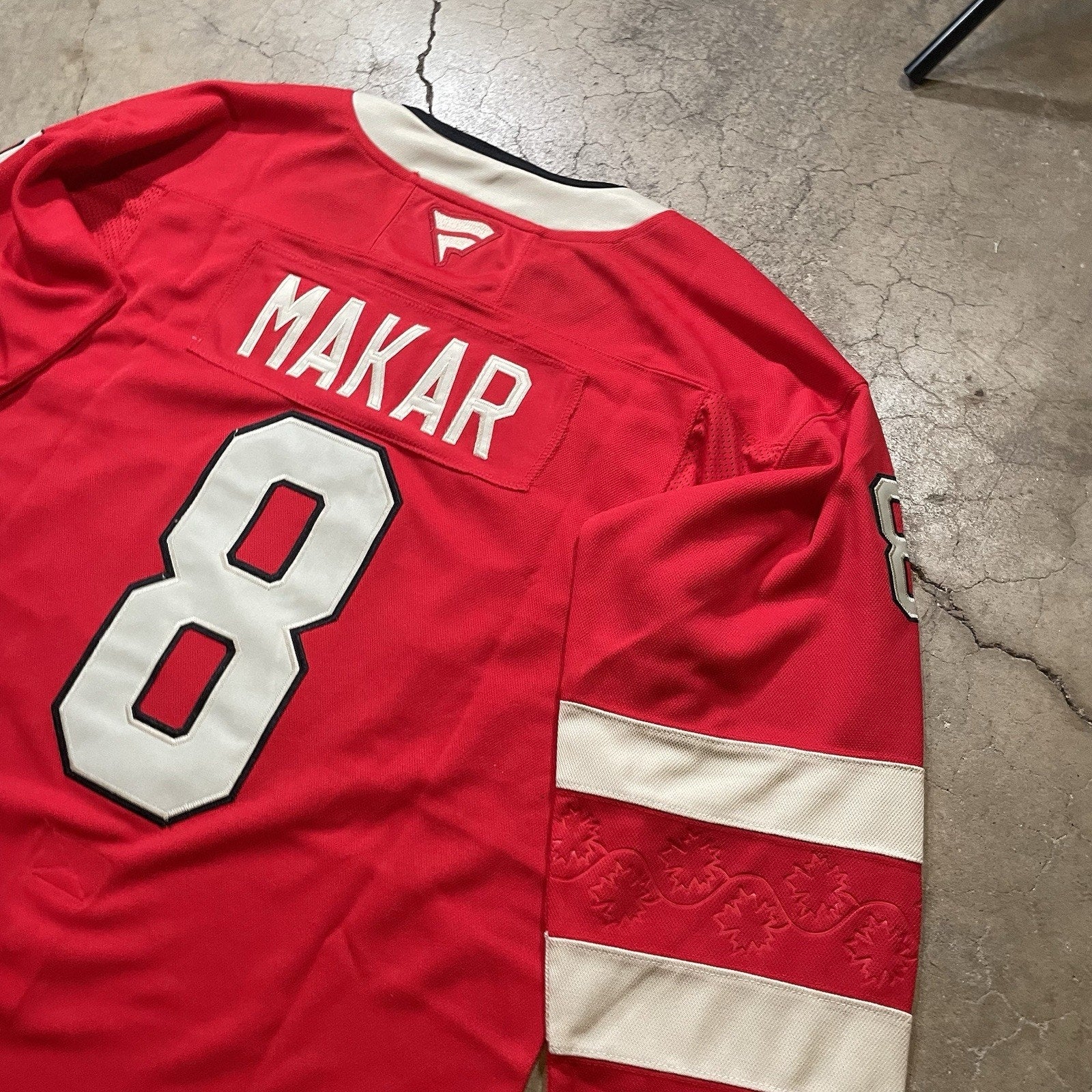 Cale Makar Team Canada 4 Nations Fanatics Jersey Red 2025 - Size Medium (52)