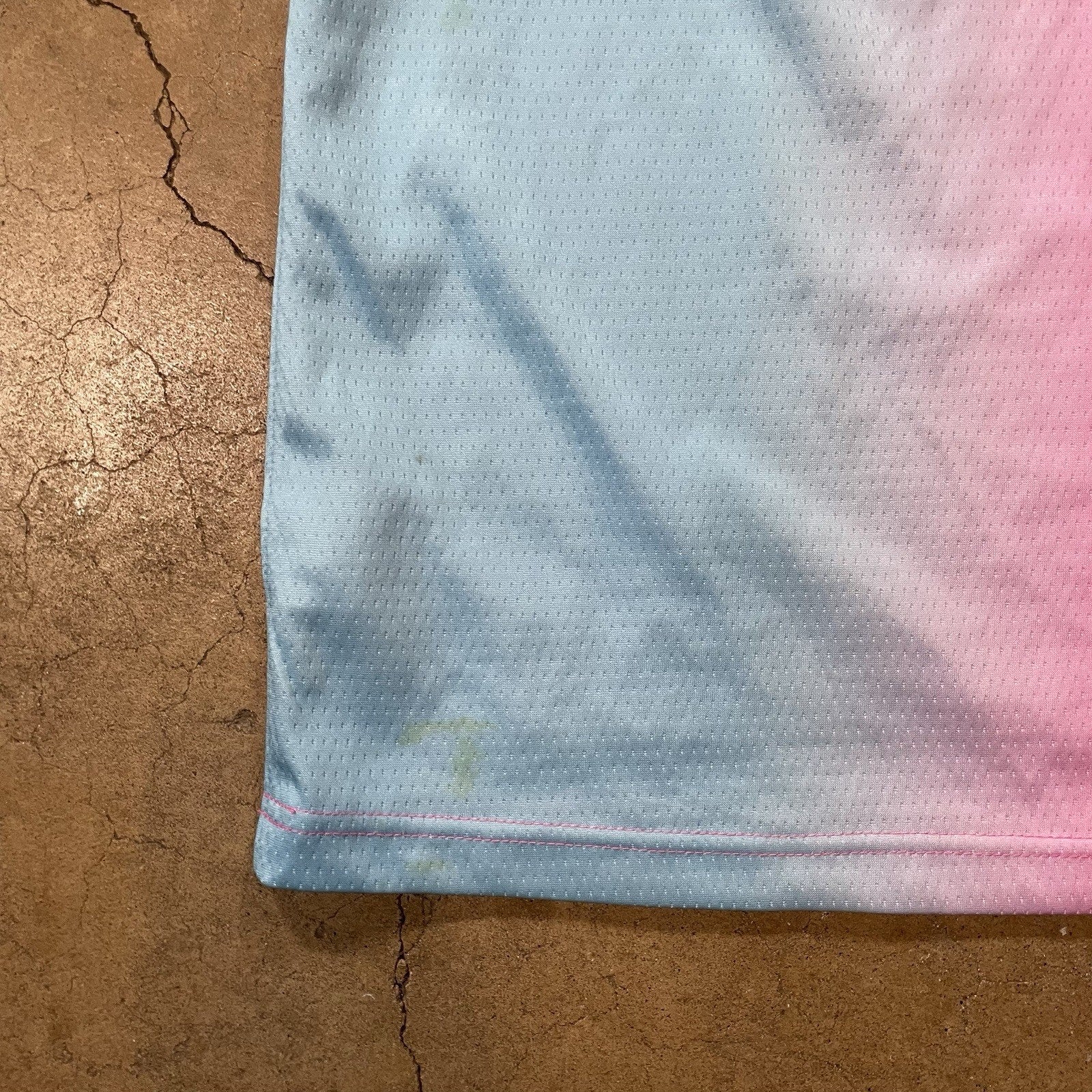 NBA Basketball Miami Heat Jersey Jimmy Butler Men Large 48 Miami Vice Electric