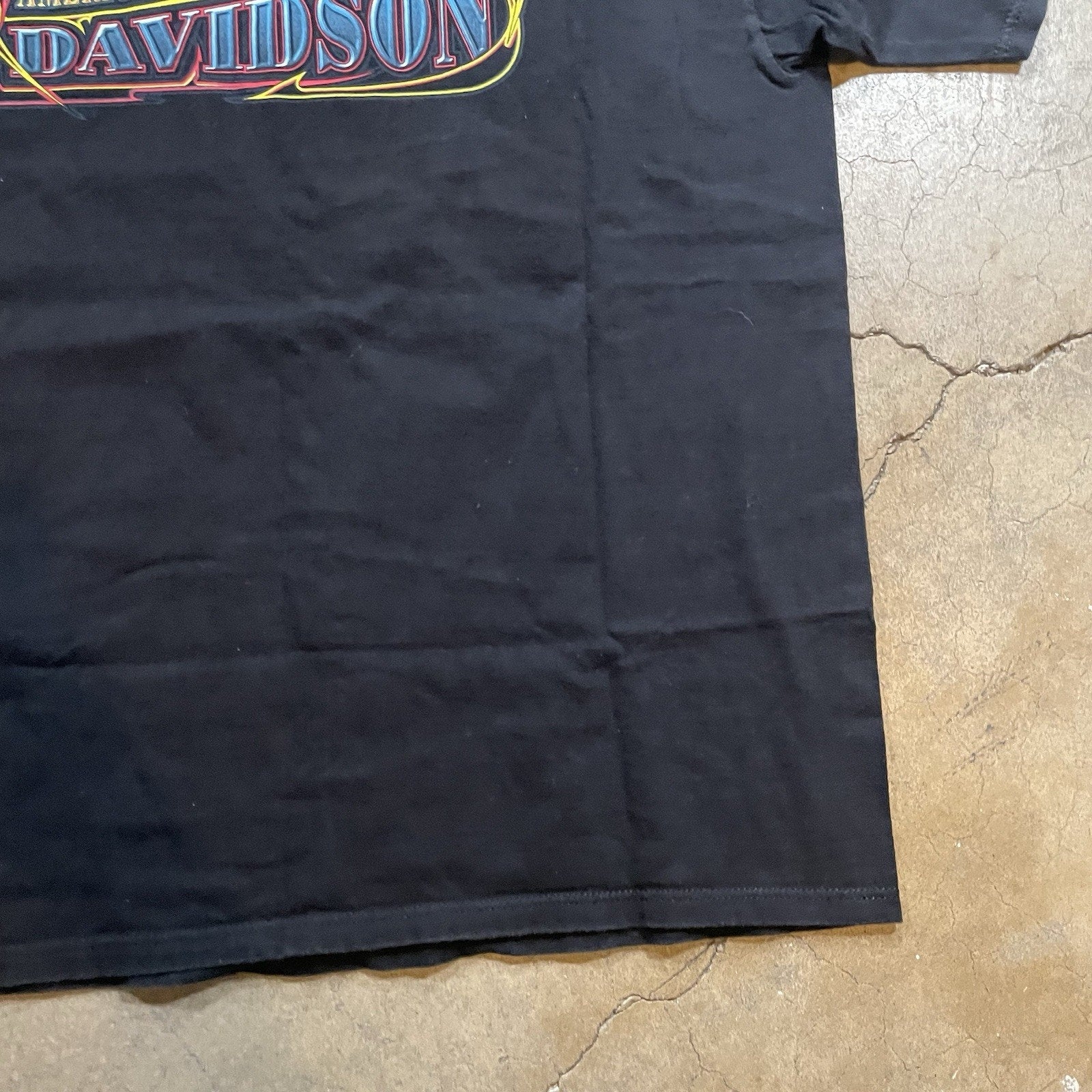 Vintage Harley Davidson Blue Springs T-Shirt 2XL Biker 2 Sided