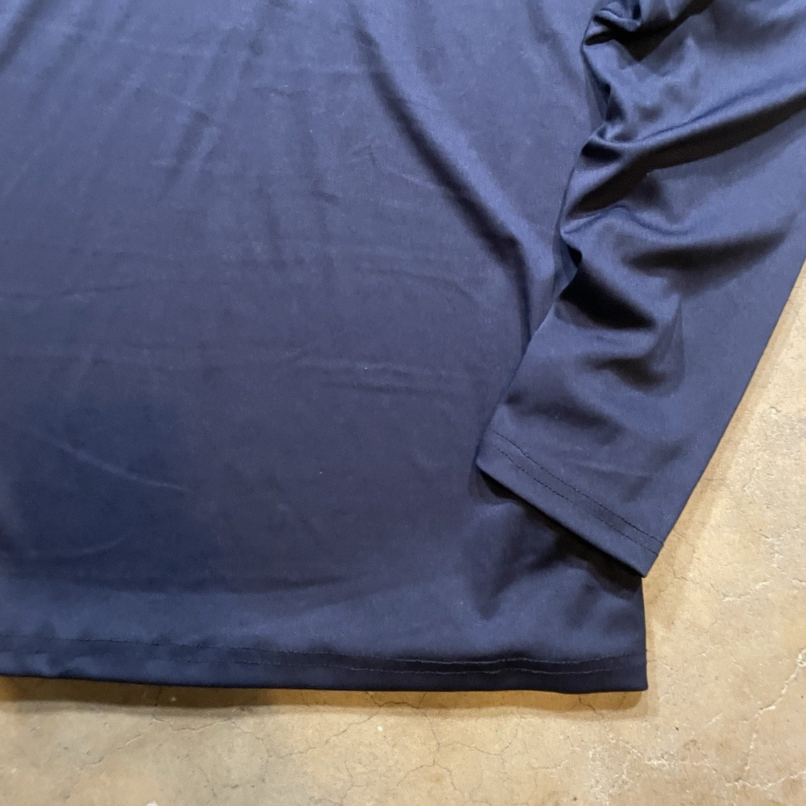 NBA Ultra Game Thunder OKC Mens Medium Navy Quarter-Zip Pullover