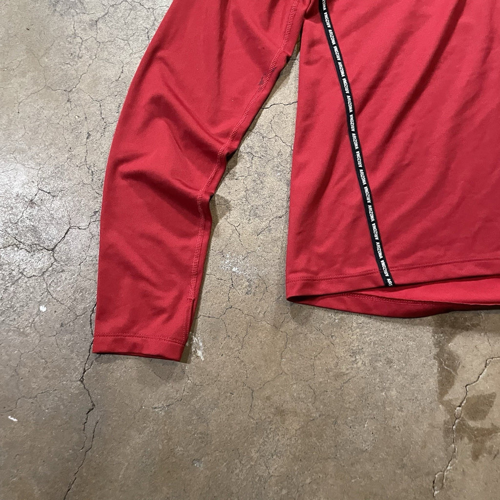 Arizona Cardinals Nike Fleece Mens Large 1/4 Zip Red NFL Pullover