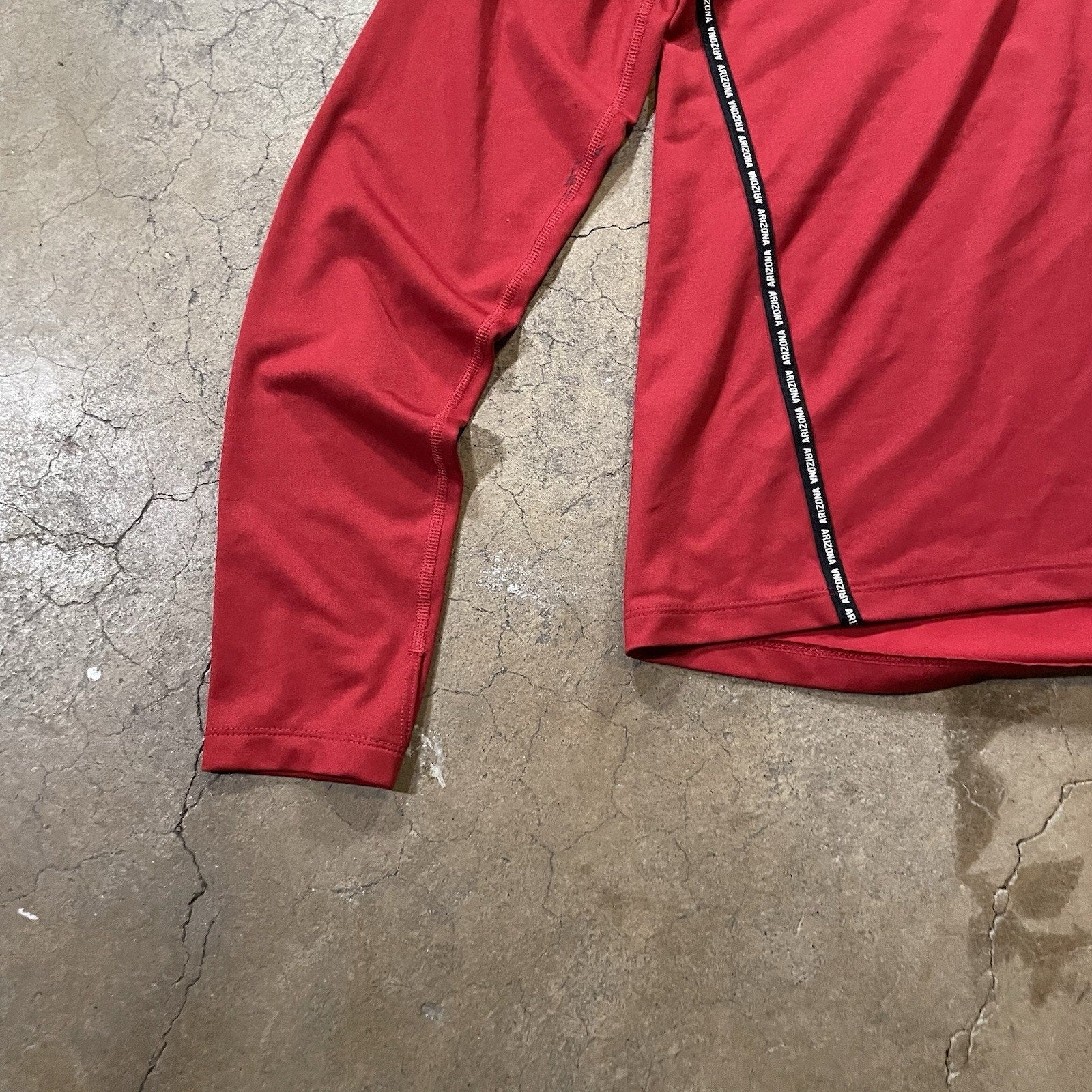 Arizona Cardinals Nike Fleece Mens Large 1/4 Zip Red NFL Pullover