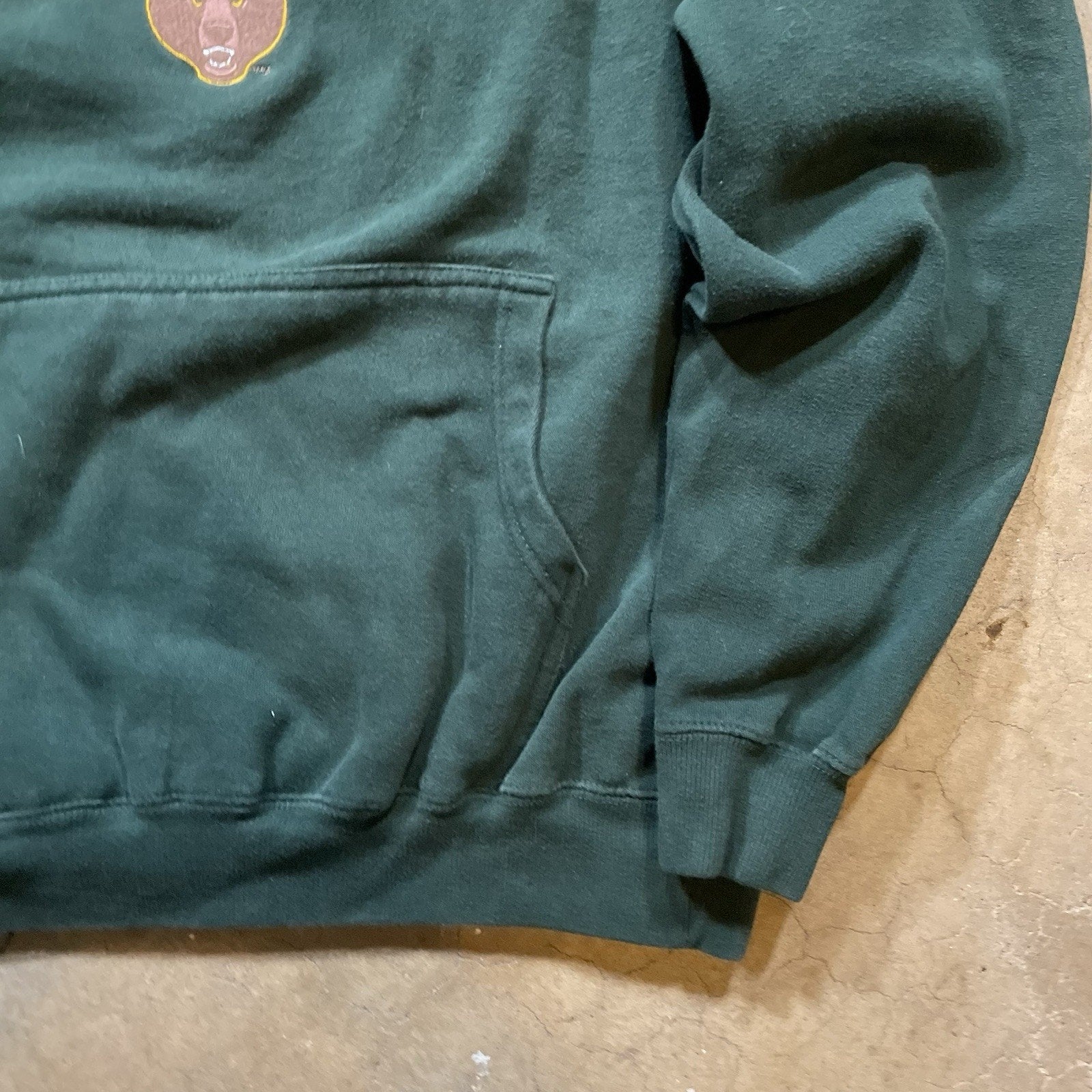 Baylor Football Green Pullover Hoodie Size M