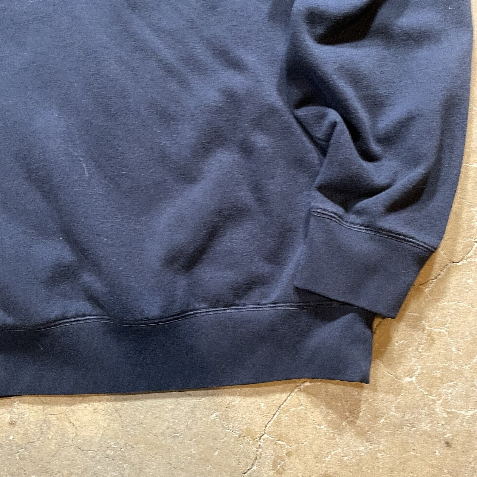 Nautica Quarter Zip Sport Sweater Men's Long Sleeve Blue M