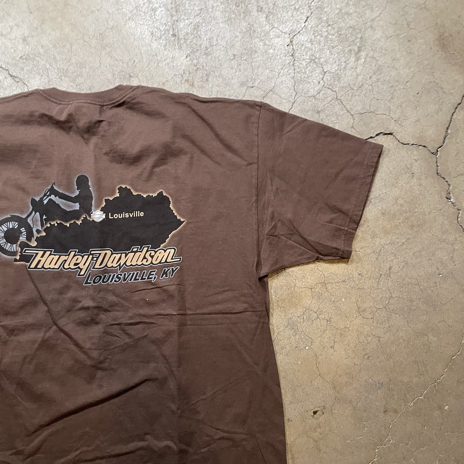 Harley Davidson T-Shirt 2XL Biker 2 Sided