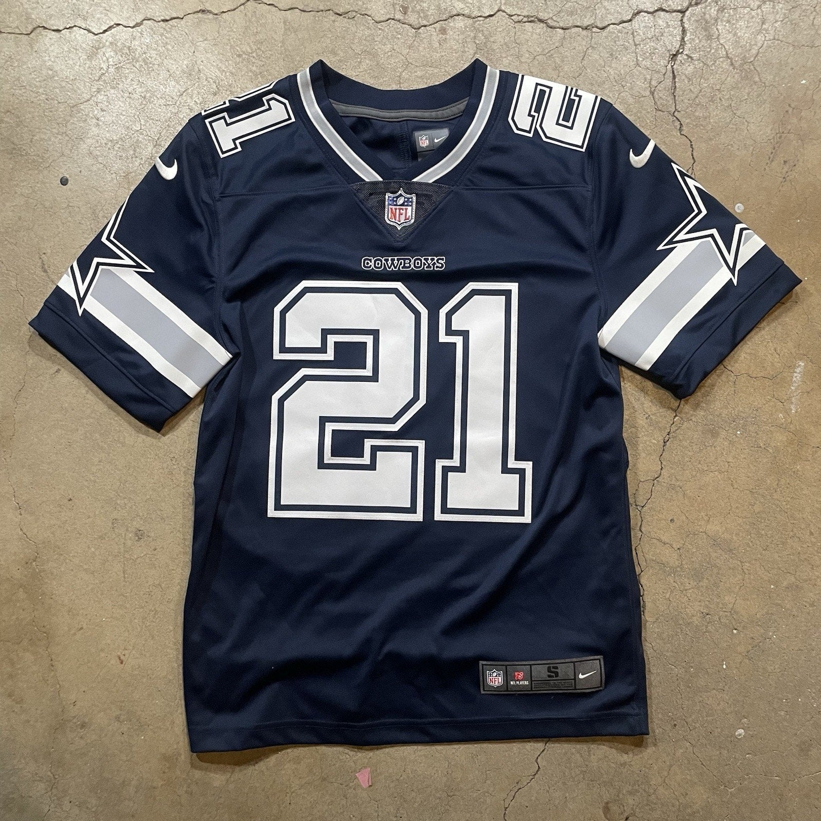 Nike NFL Dallas Cowboys Ezekiel Elliot #21 football jersey shirt Adult Small