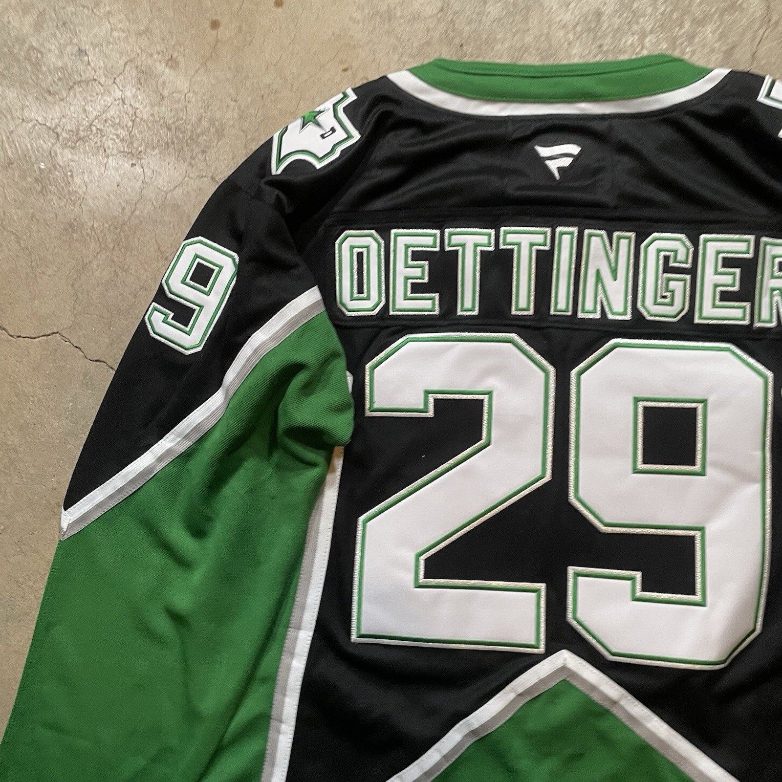 Dallas Stars Jake Oettinger Alternate ‘99 Fanatics Hockey Jersey Size 50 M
