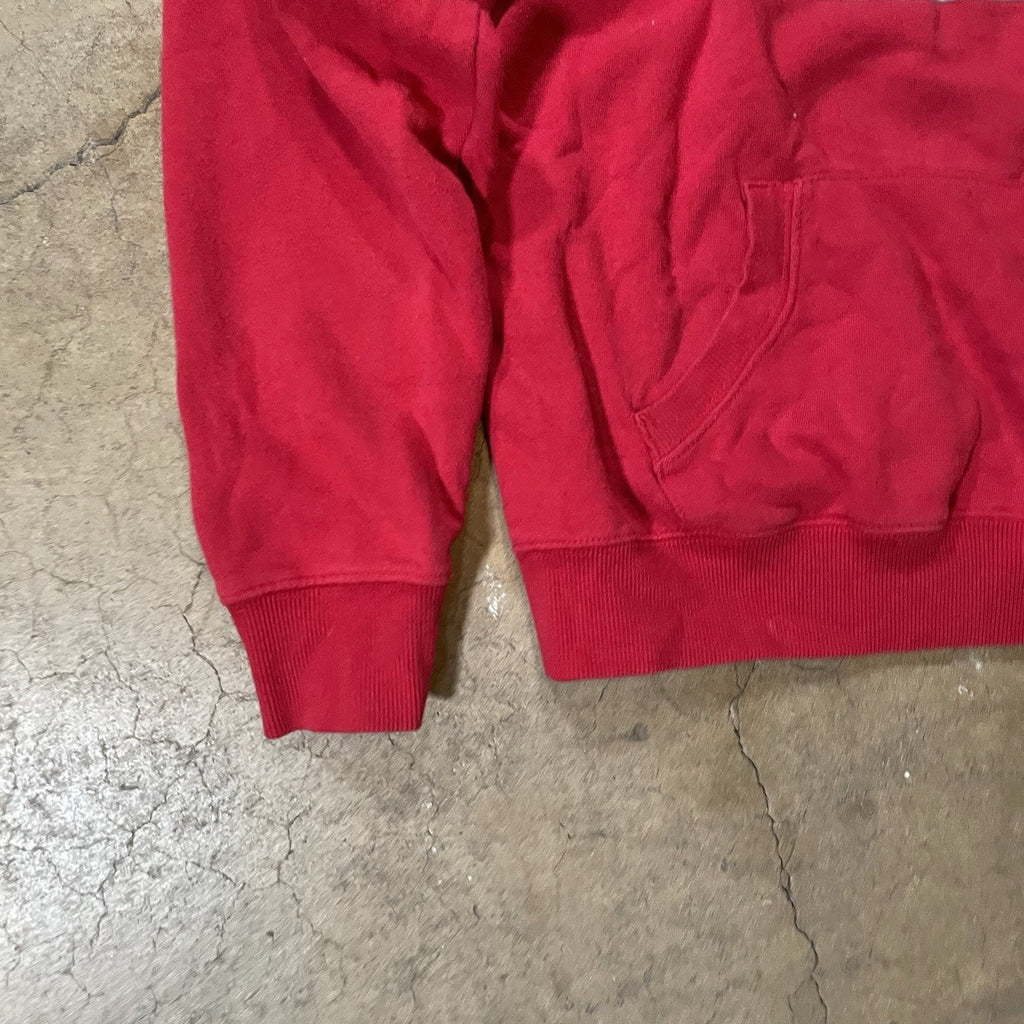 NIU Northern Illinois Huskies Hoodie Red Big Logo Pullover- Large