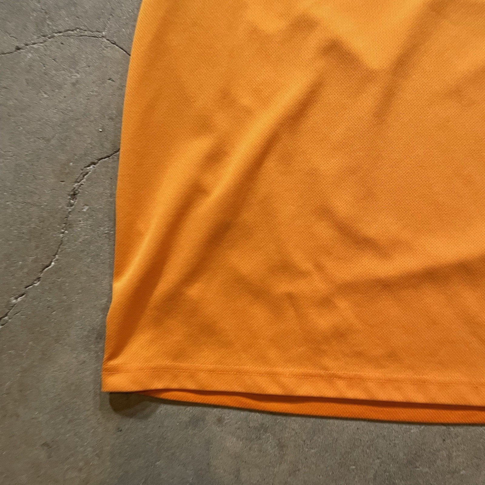Adidas Climalite Scorch Polo Shirt Mens XL Orange Tennessee
