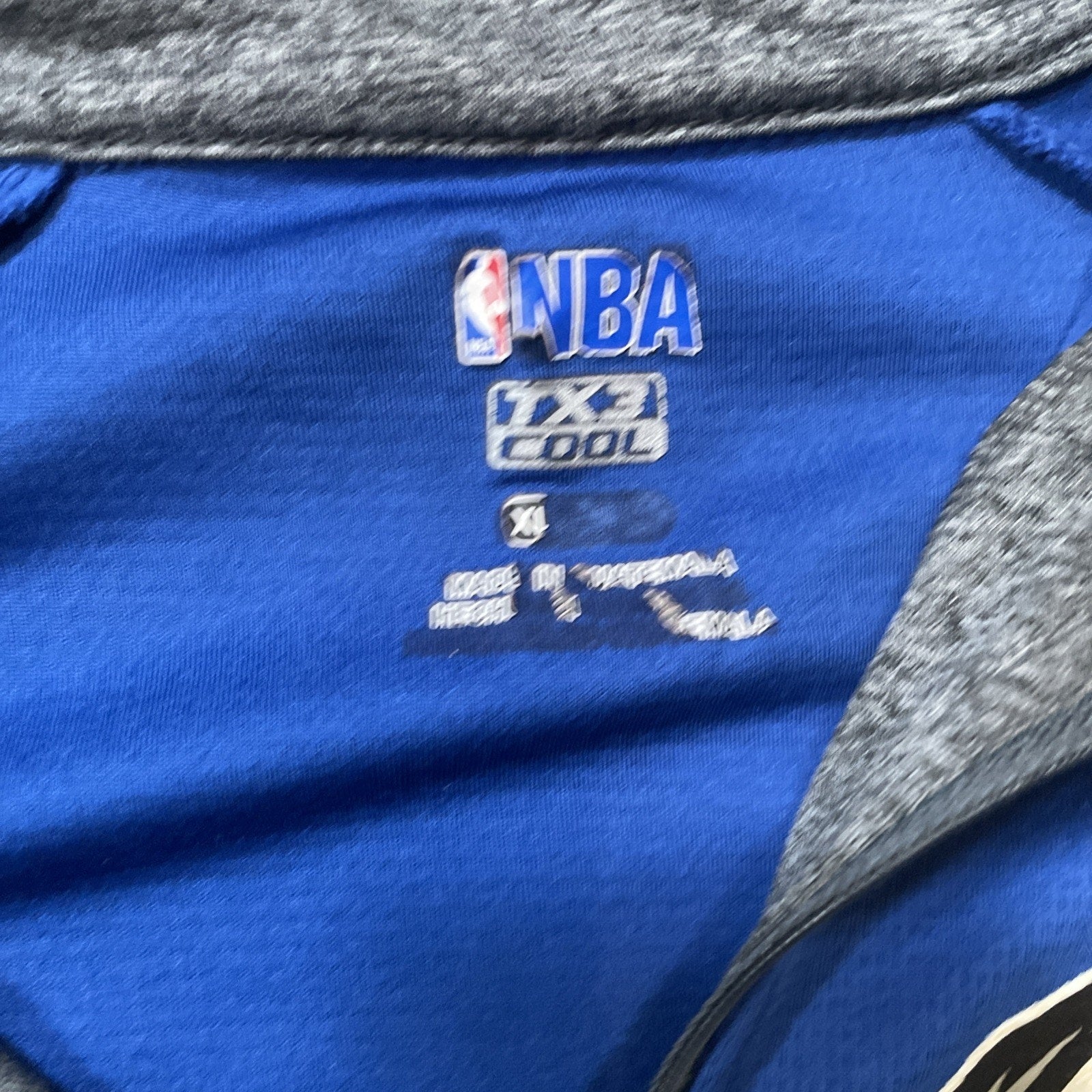 Fanatics Dallas Mavericks Men’s Blue Quarter Zip Pullover Shirt Size - XL