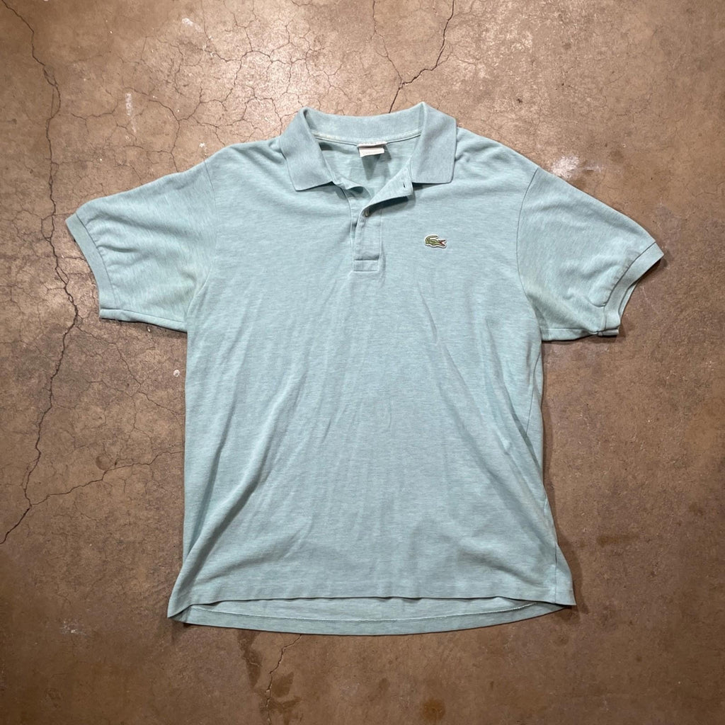 Lacoste Polo Shirt Mens L Blue Tennis Sports Golf Rugby