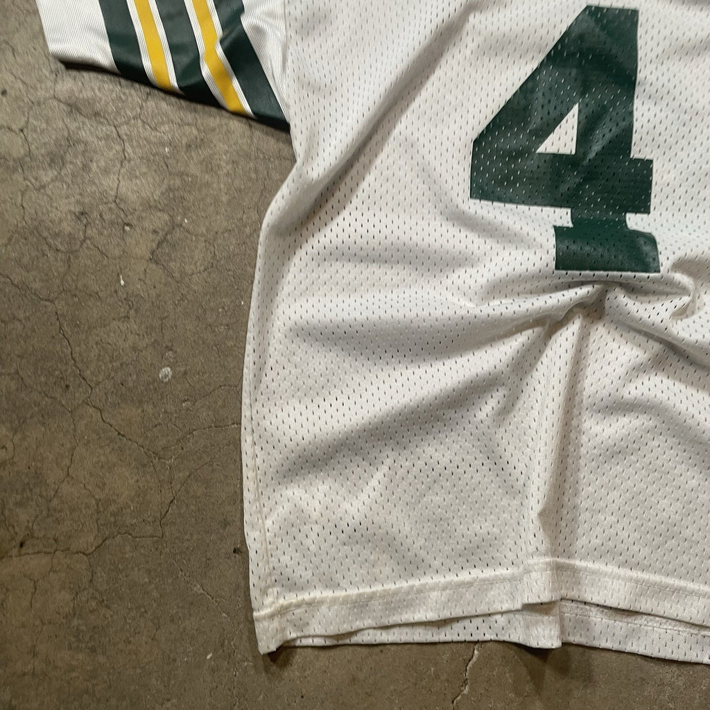 Vintage Champion Brett Favre Jersey Youth L NFL 90s Green Bay Packers USA